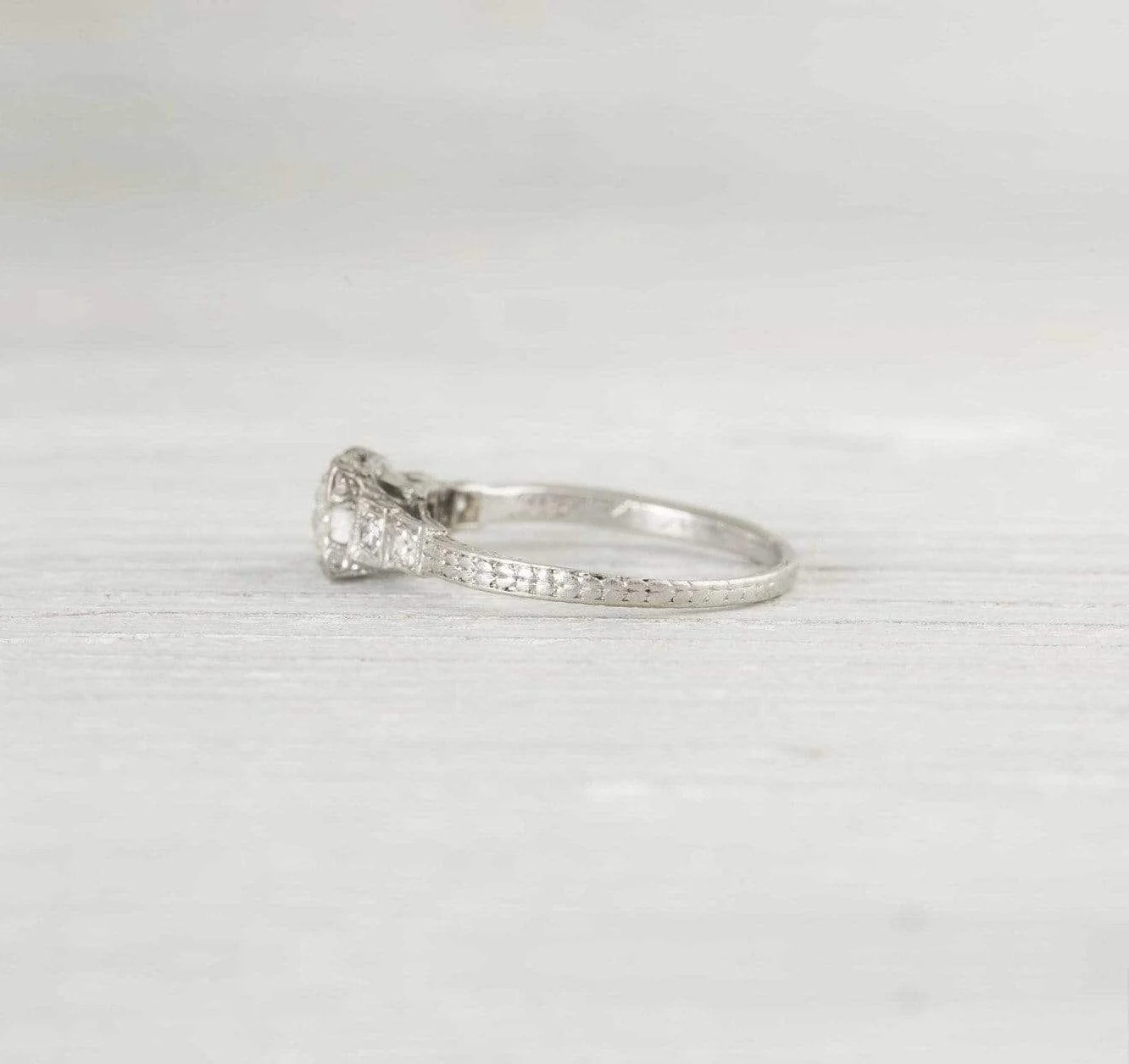 .60 Carat Art Deco Diamond Engagement Ring - Image 3