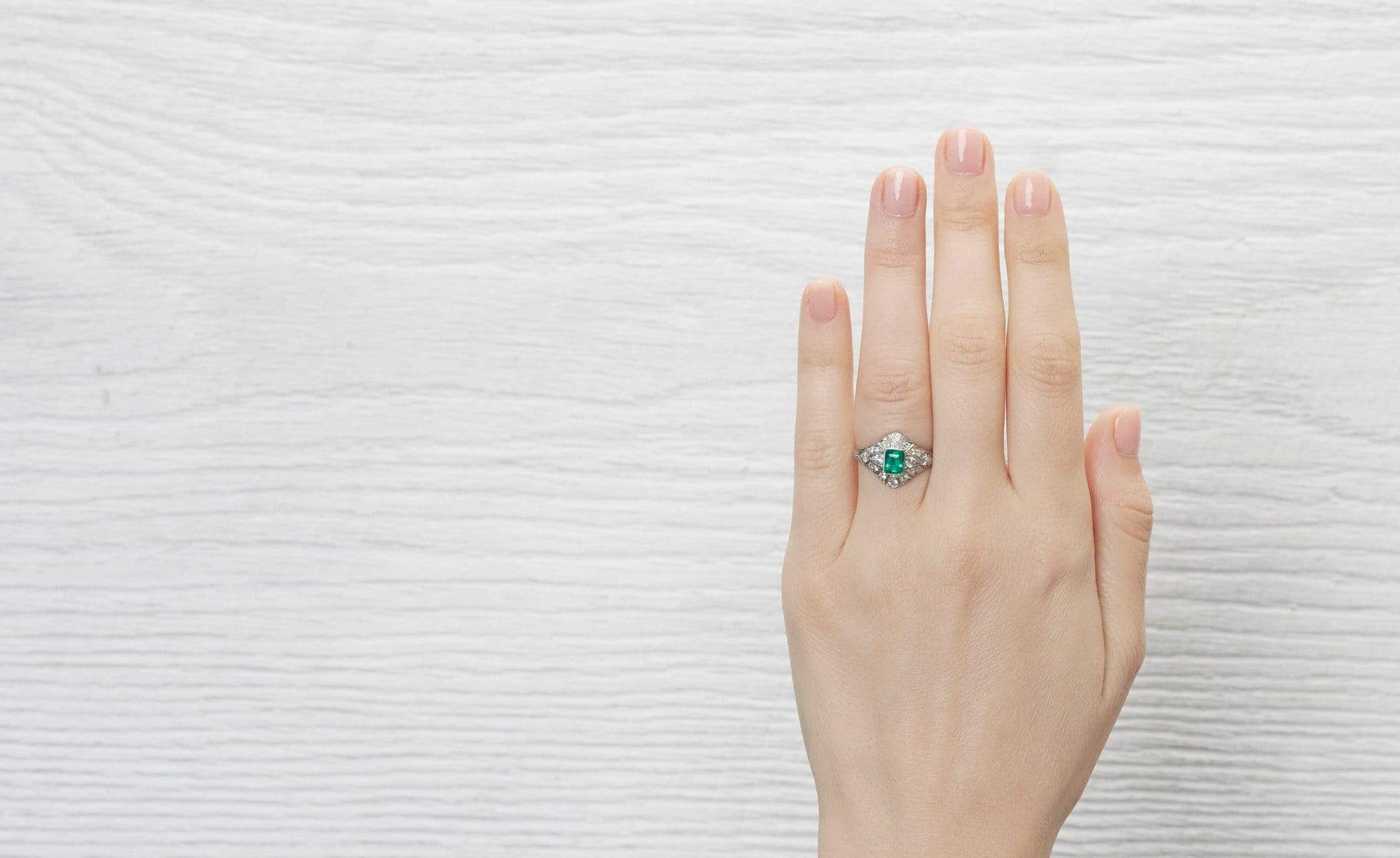 .60 Carat Edwardian Shreve & Co. Emerald Ring - Image 5
