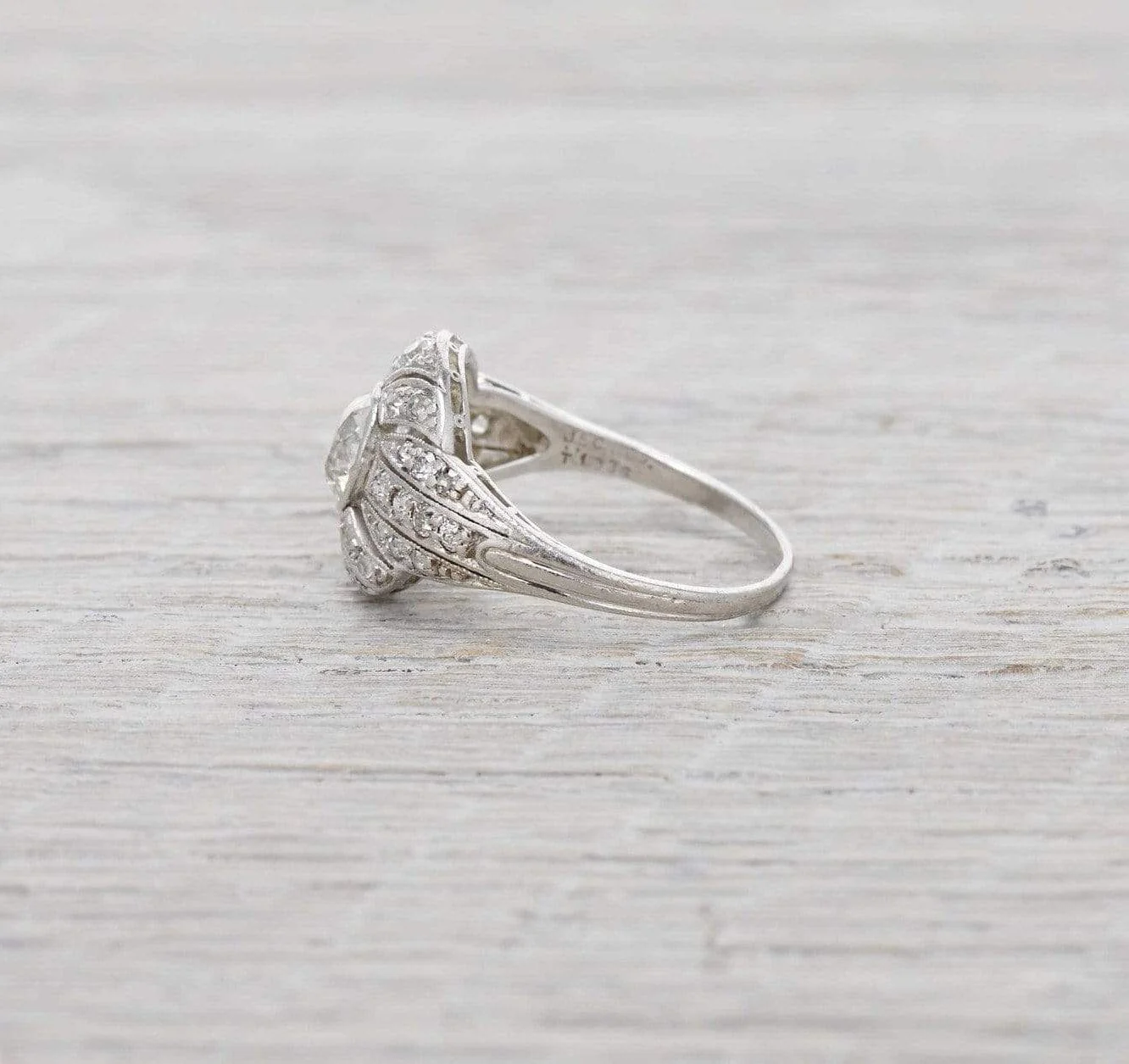 .60 Carat J.E. Caldwell Vintage Diamond Engagement Ring - Image 3