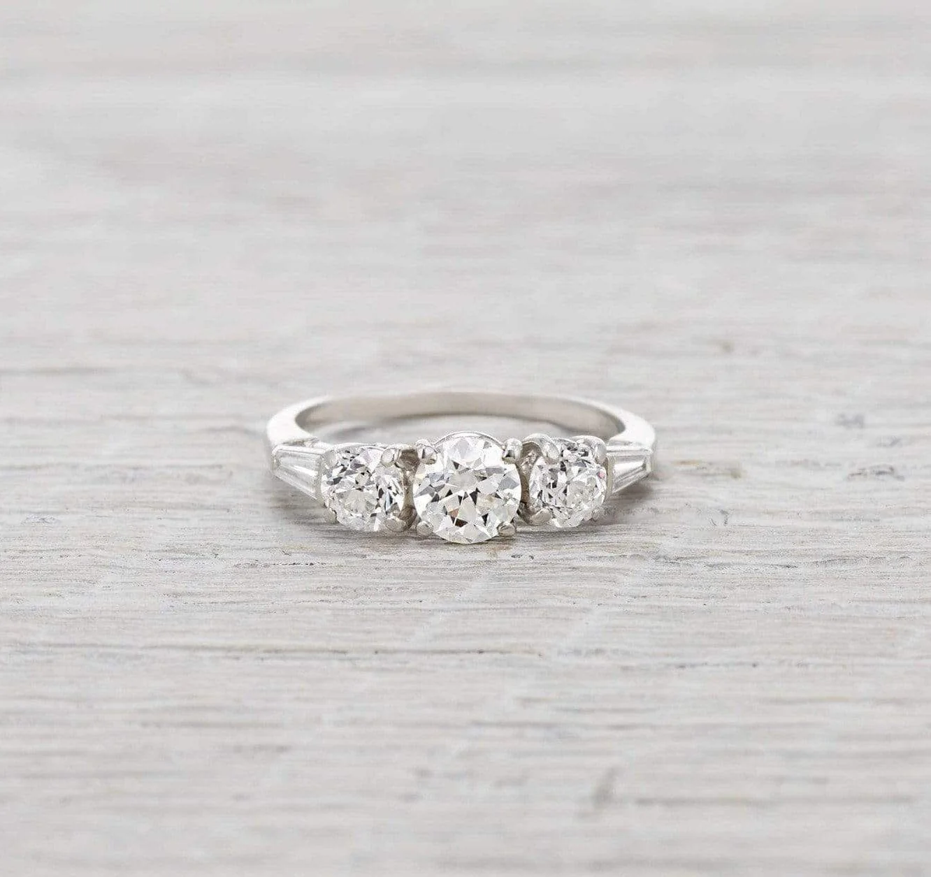 .60 Carat Three Stone Raymond Yard Engagement Ring - Image 2