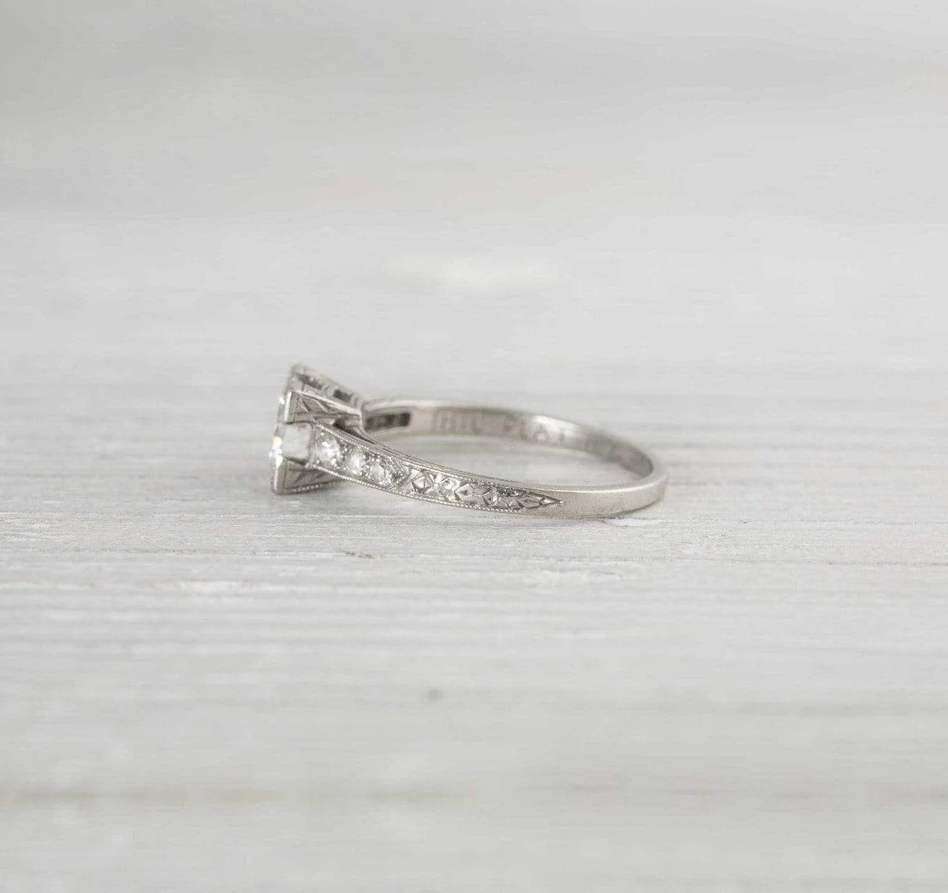 .60 Carat Vintage Art Deco Engagement Ring - Image 3