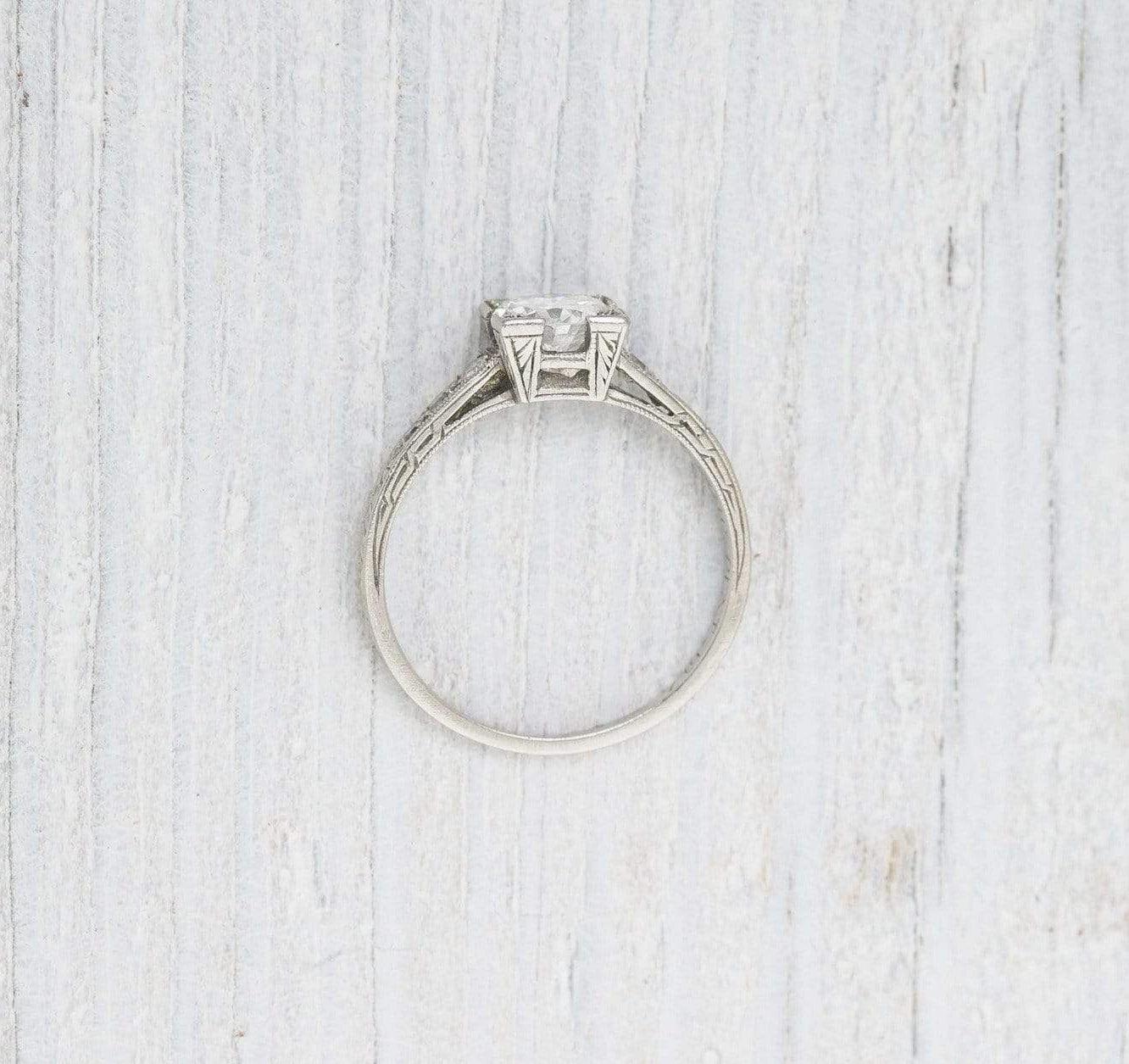 .60 Carat Vintage Art Deco Engagement Ring - Image 4