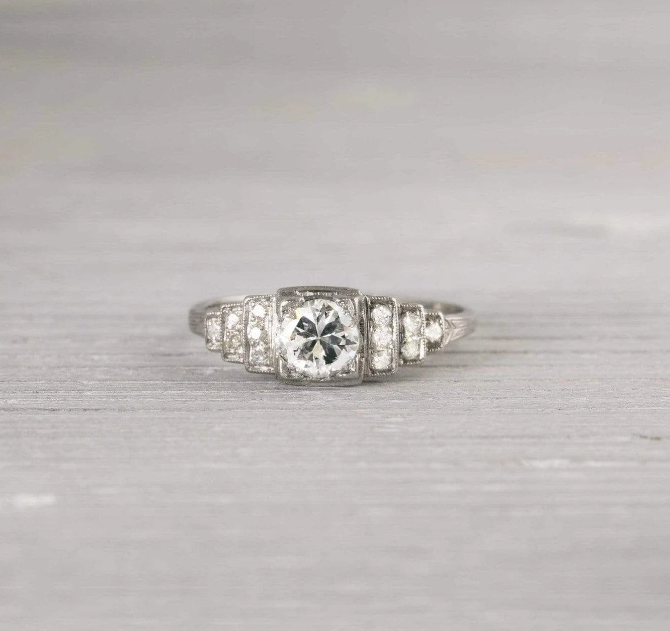 .60 Carat Vintage Diamond Engagement Ring - Image 2