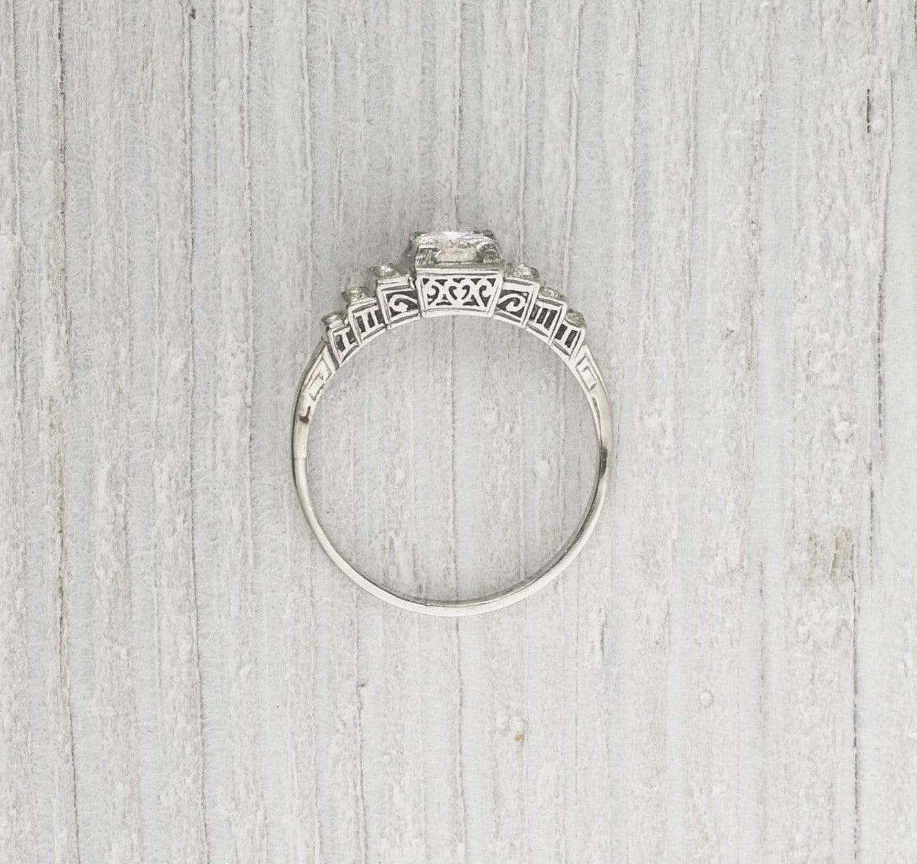 .60 Carat Vintage Diamond Engagement Ring - Image 4