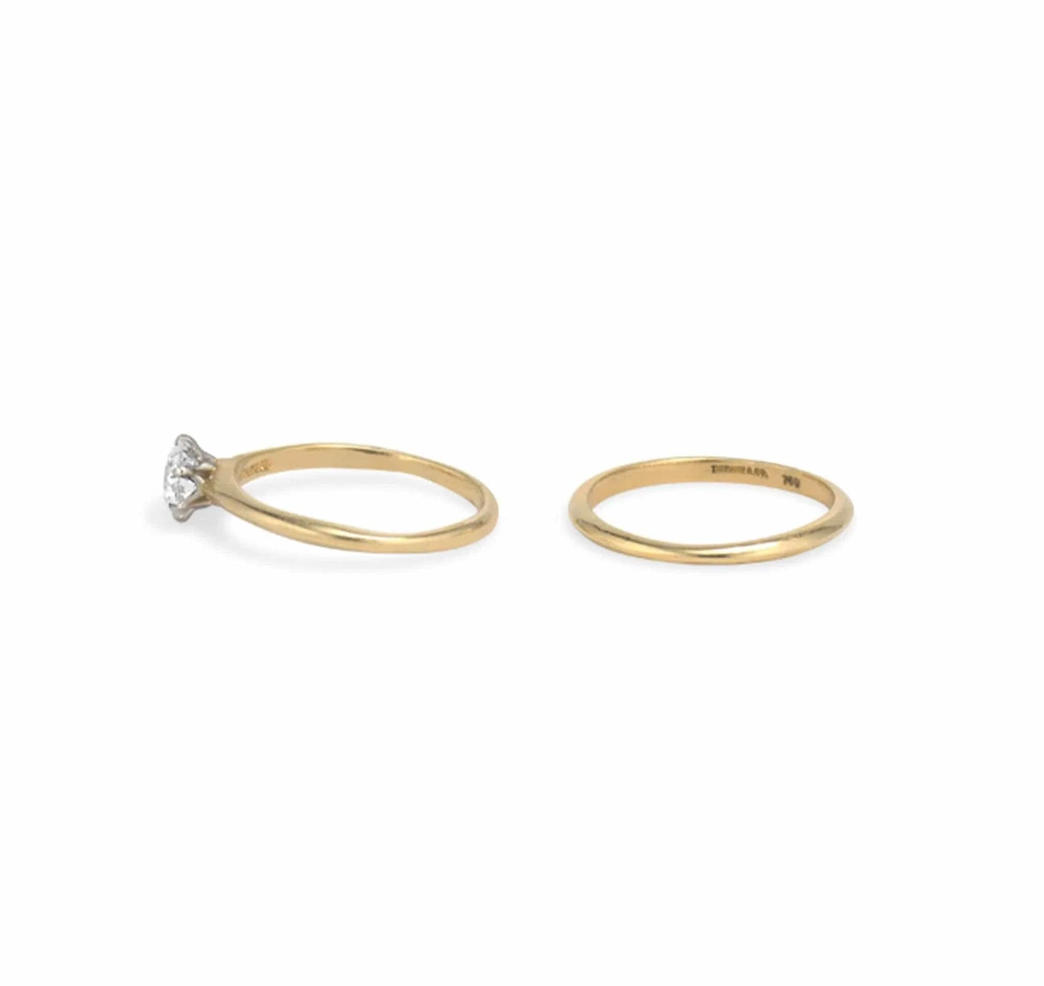 Mid Century Tiffany & Co Wedding Ring Set - Image 2