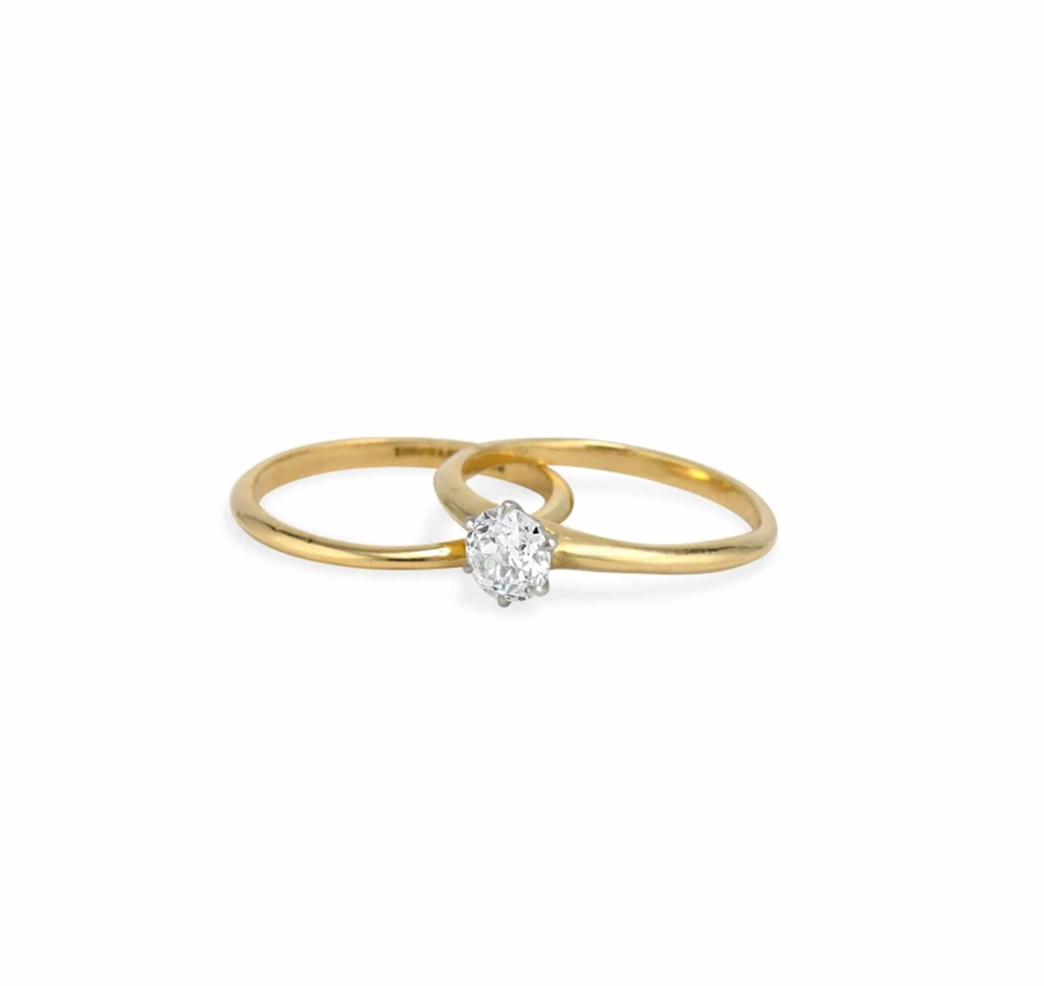 Mid Century Tiffany & Co Wedding Ring Set - Image 3