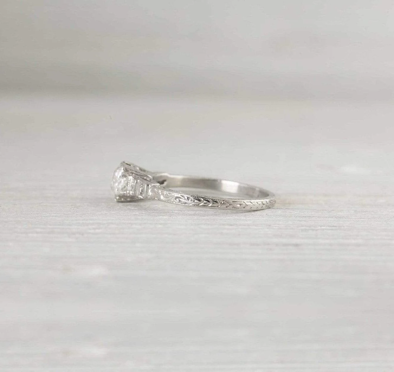 .64 Carat Vintage Art Deco Engagement Ring - Image 3