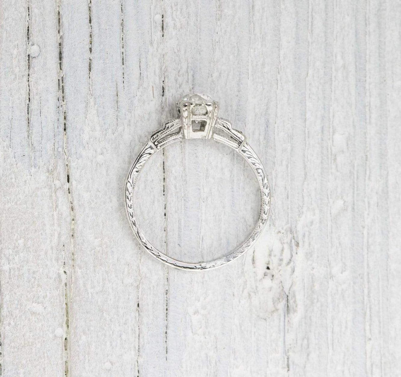.64 Carat Vintage Art Deco Engagement Ring - Image 4