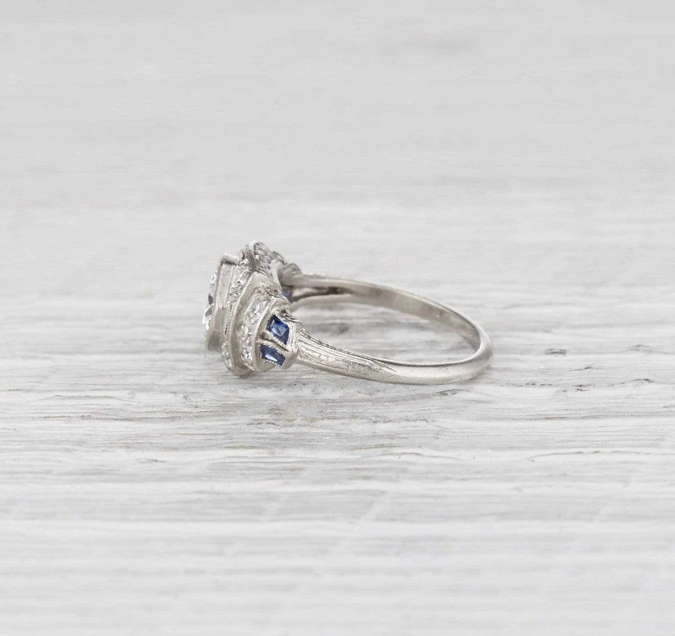 .65 Carat Art Deco Engagement Ring - Image 3