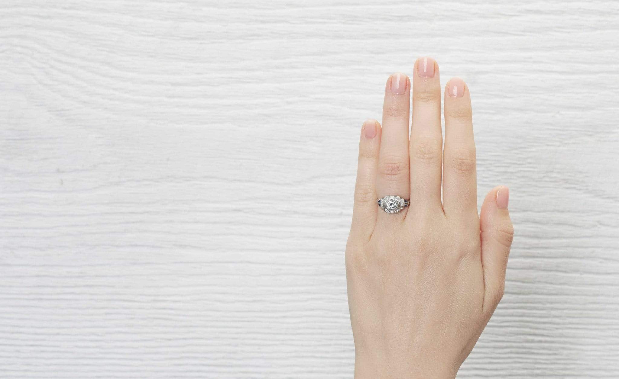 .65 Carat Art Deco Engagement Ring - Image 5