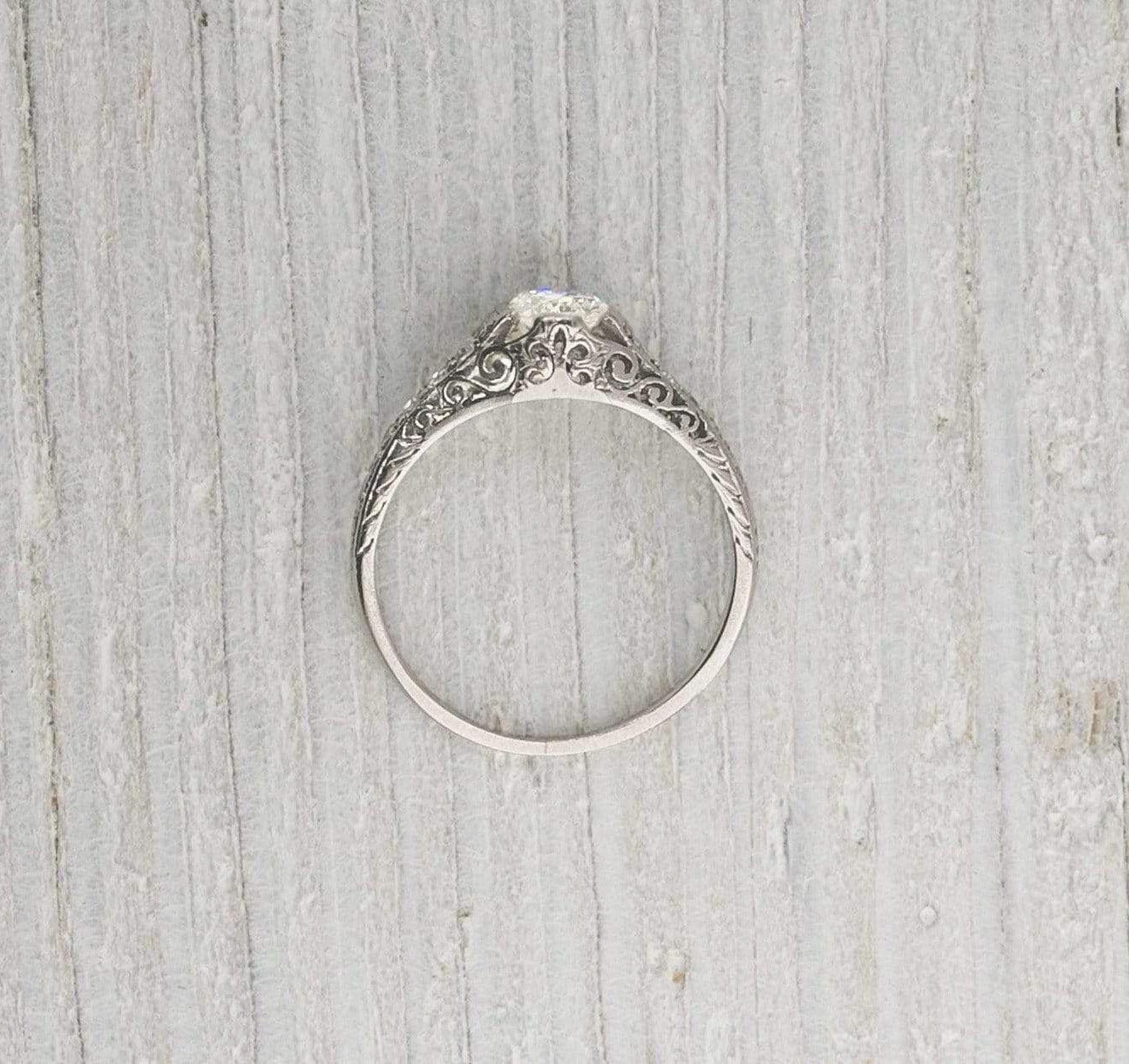 .65 Carat Art Deco Engagement Ring - Image 4