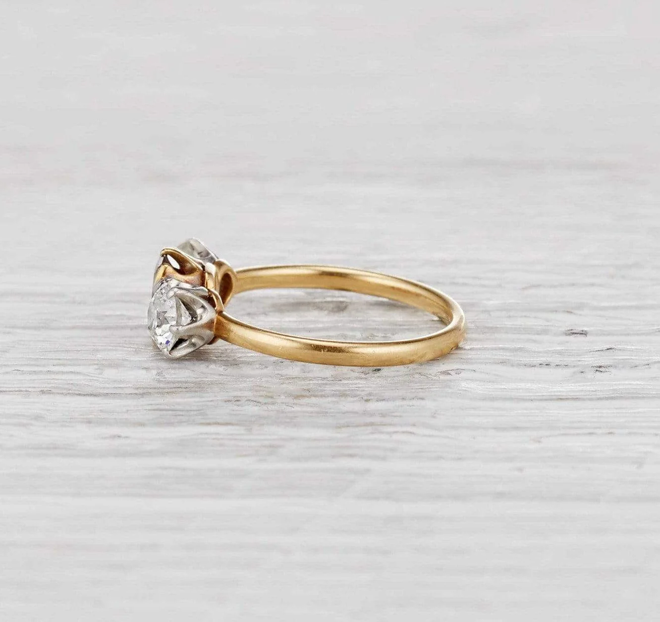 .65 Carat Victorian Garnet Three Stone Ring - Image 3
