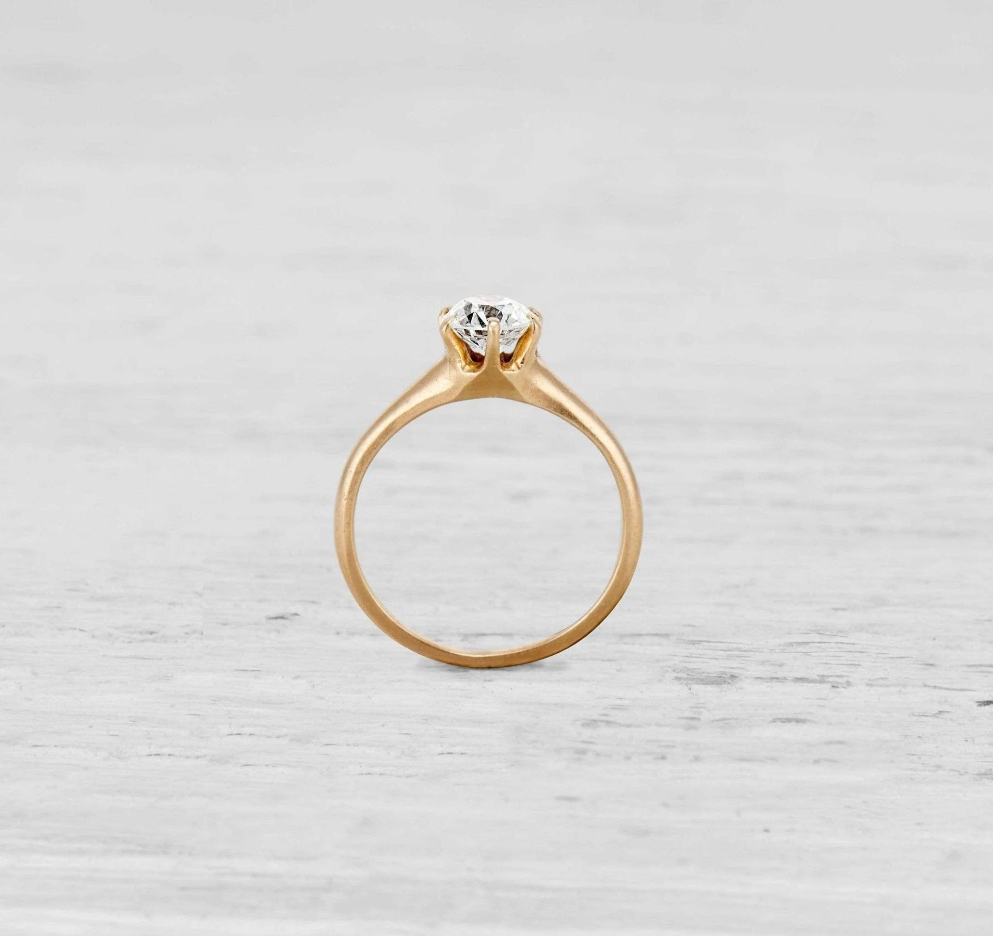 .67 VICTORIAN DIAMOND SOLITAIRE ENGAGEMENT RING - Image 4