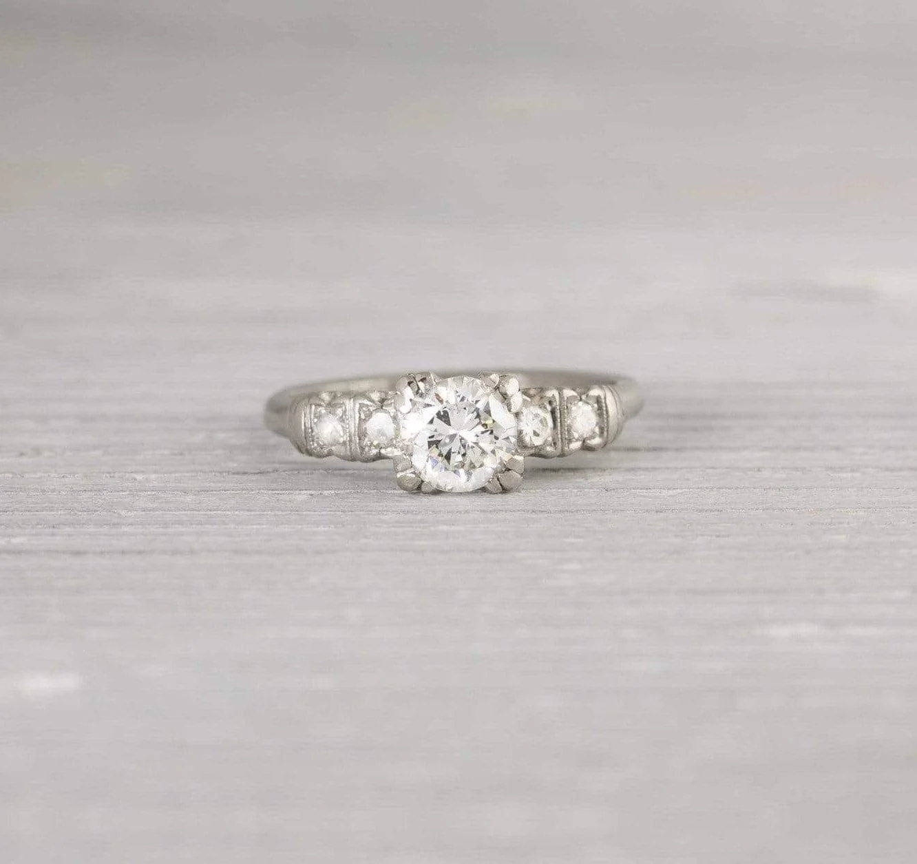 .70 Carat Diamond Art Deco Engagement Ring - Image 2