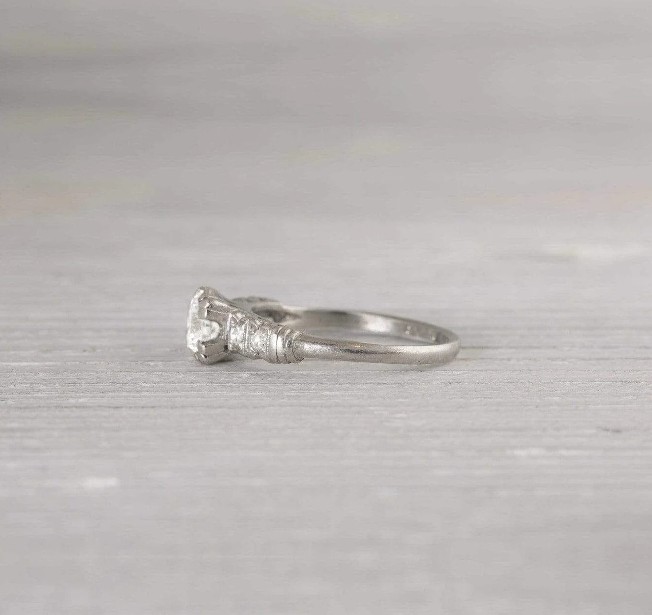.70 Carat Diamond Art Deco Engagement Ring - Image 3