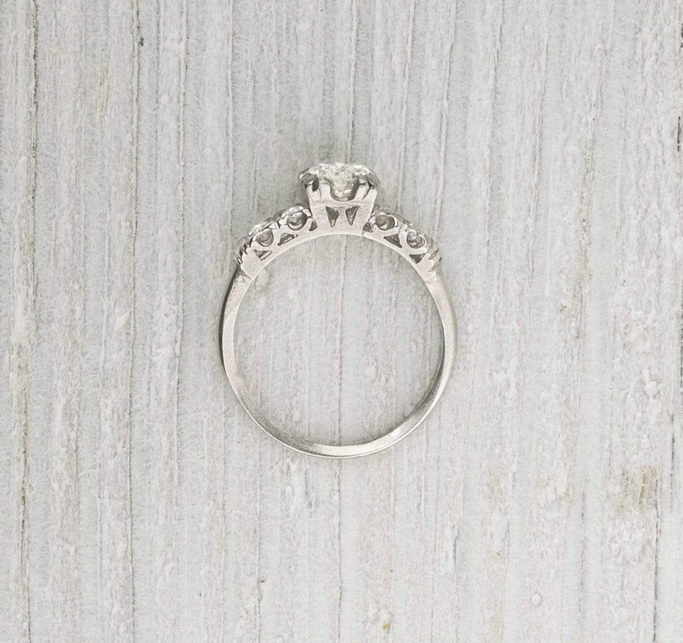 .70 Carat Diamond Art Deco Engagement Ring - Image 4