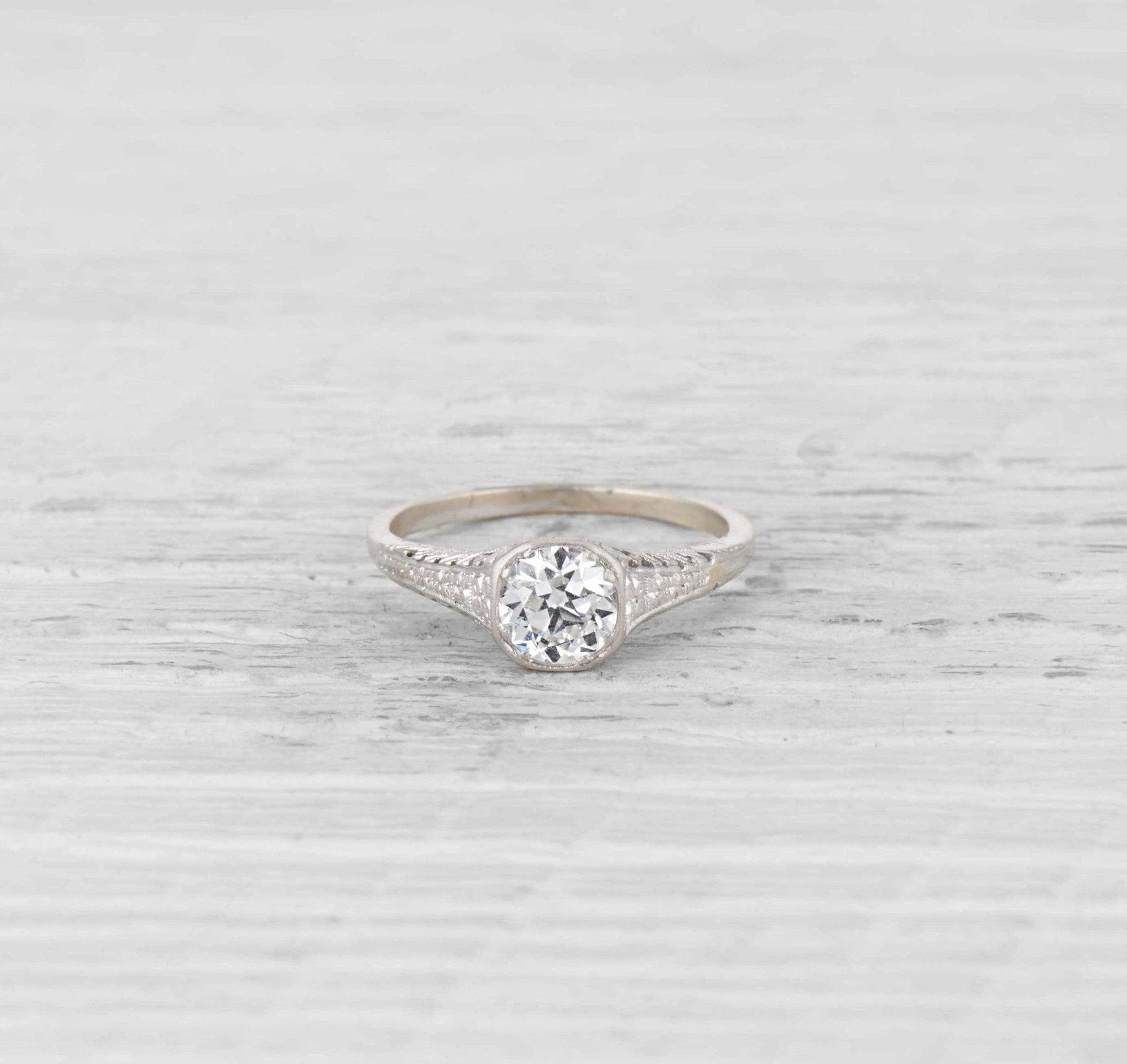 .74 Carat Edwardian Diamond Engagement Ring - Image 2