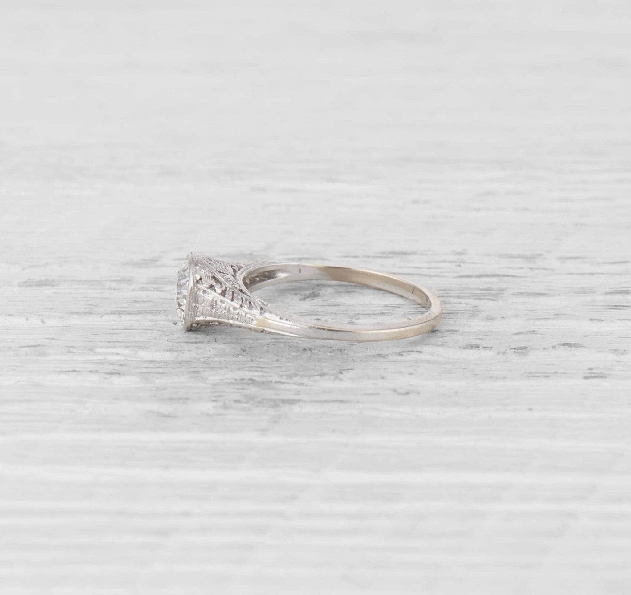 .74 Carat Edwardian Diamond Engagement Ring - Image 3