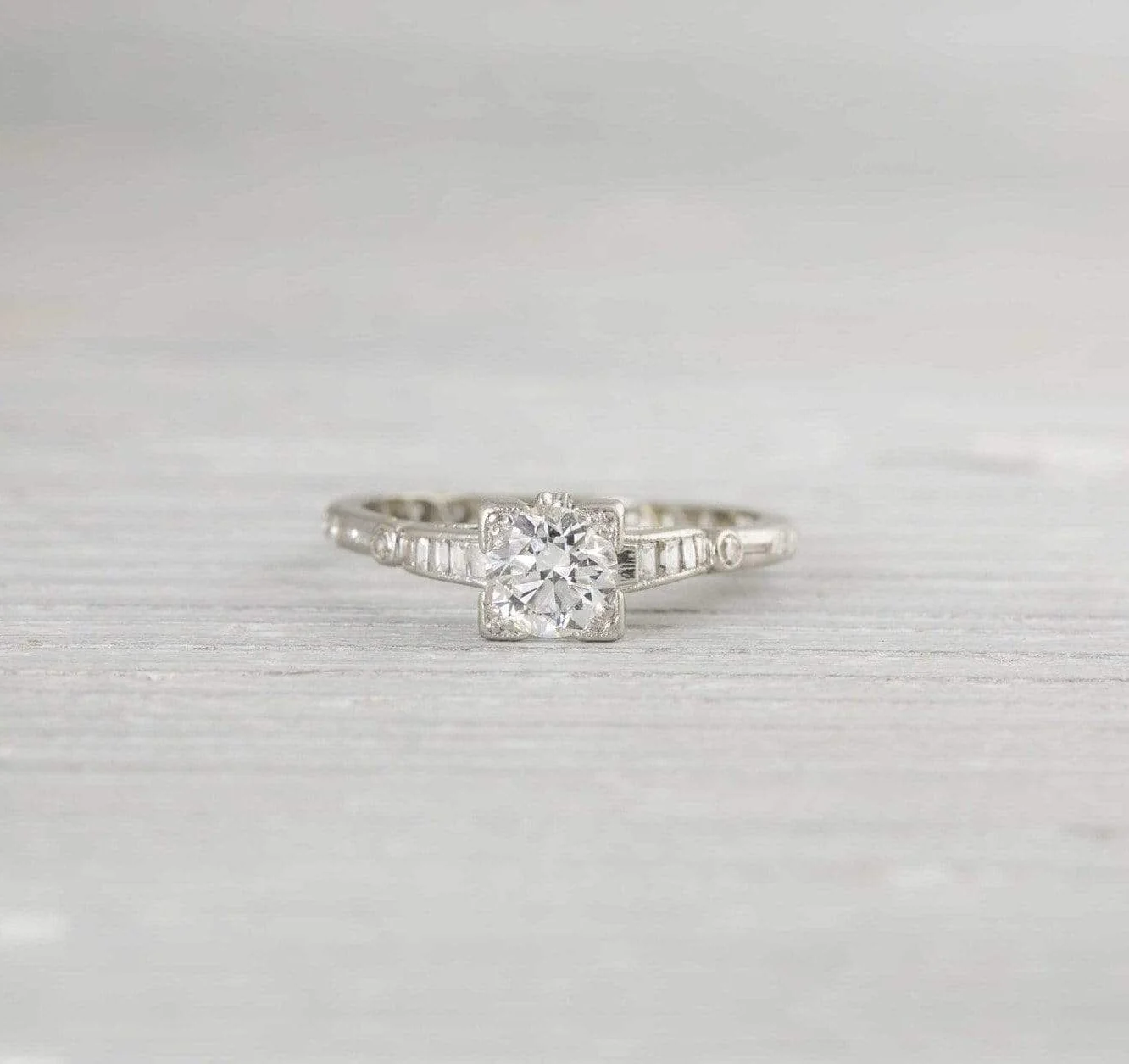 .70 Carat Diamond Vintage Engagement Ring - Image 2