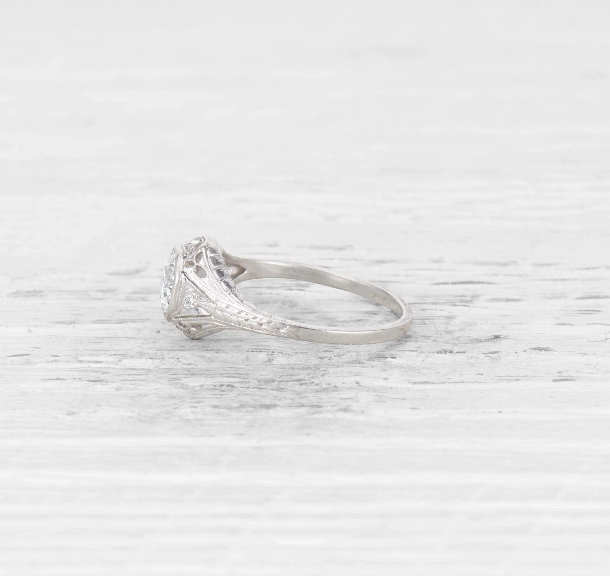 .70 CARAT EDWARDIAN DIAMOND ENGAGEMENT RING - Image 3