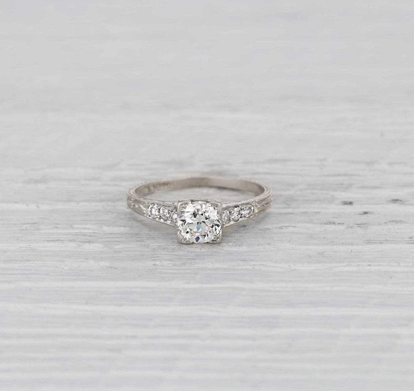 .65 Carat Late Edwardian Engagement Ring - Image 2