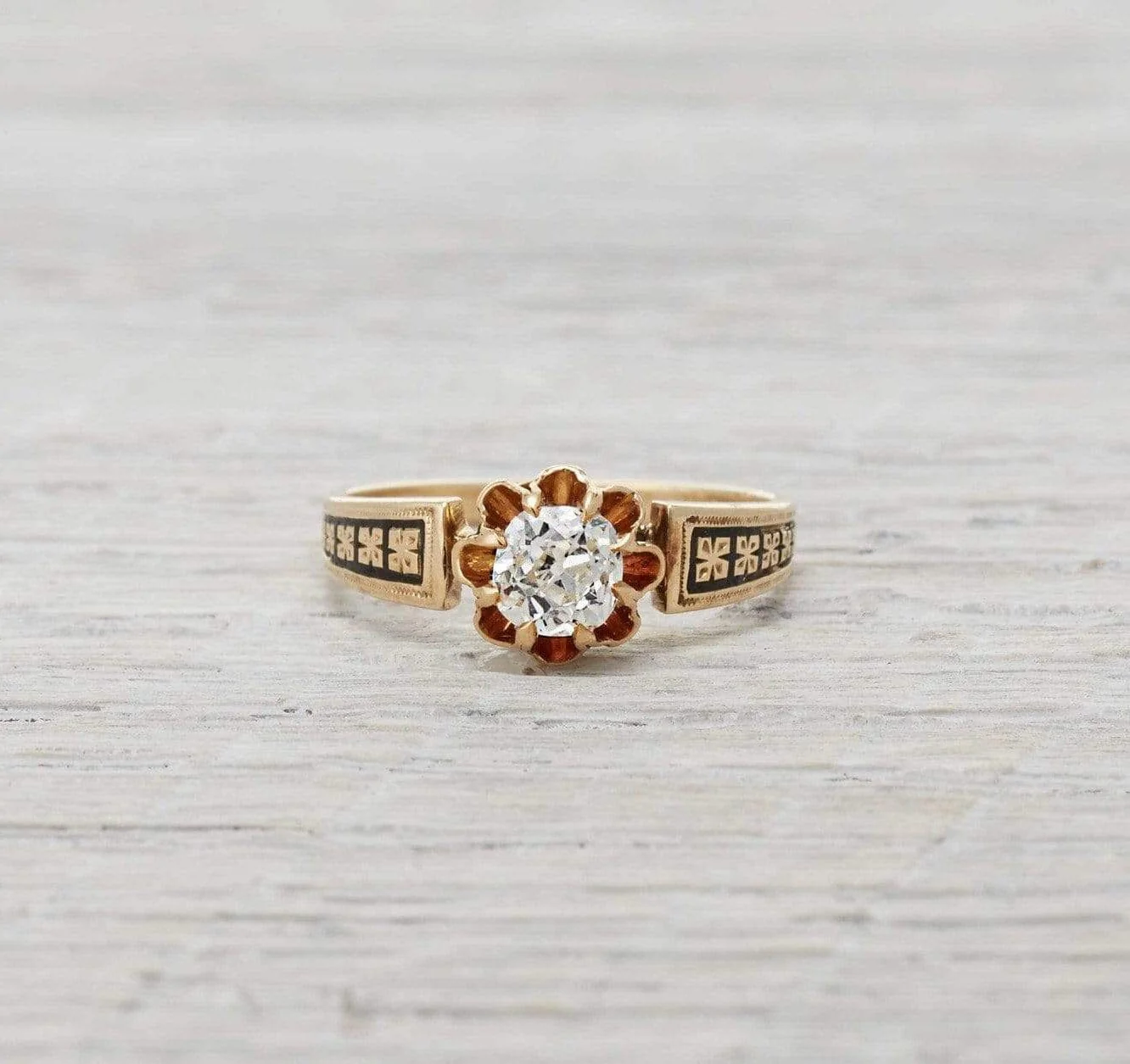 .70 Carat Victorian Gold Engagement Ring - Image 2