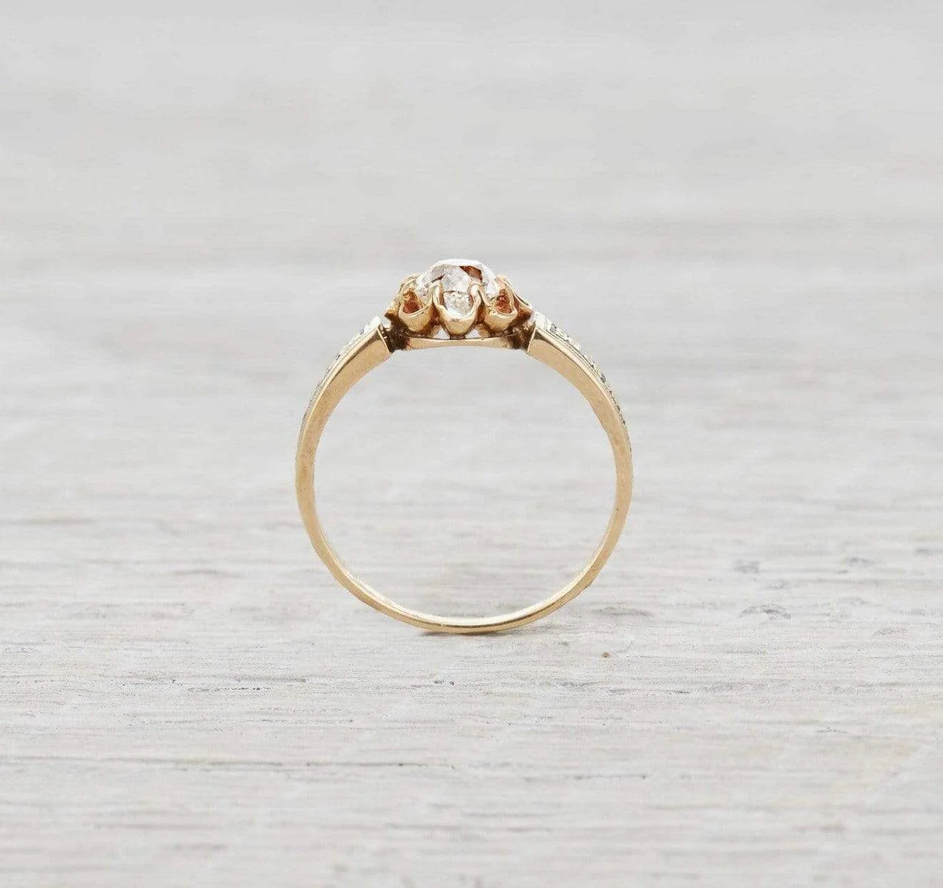.70 Carat Victorian Gold Engagement Ring - Image 4