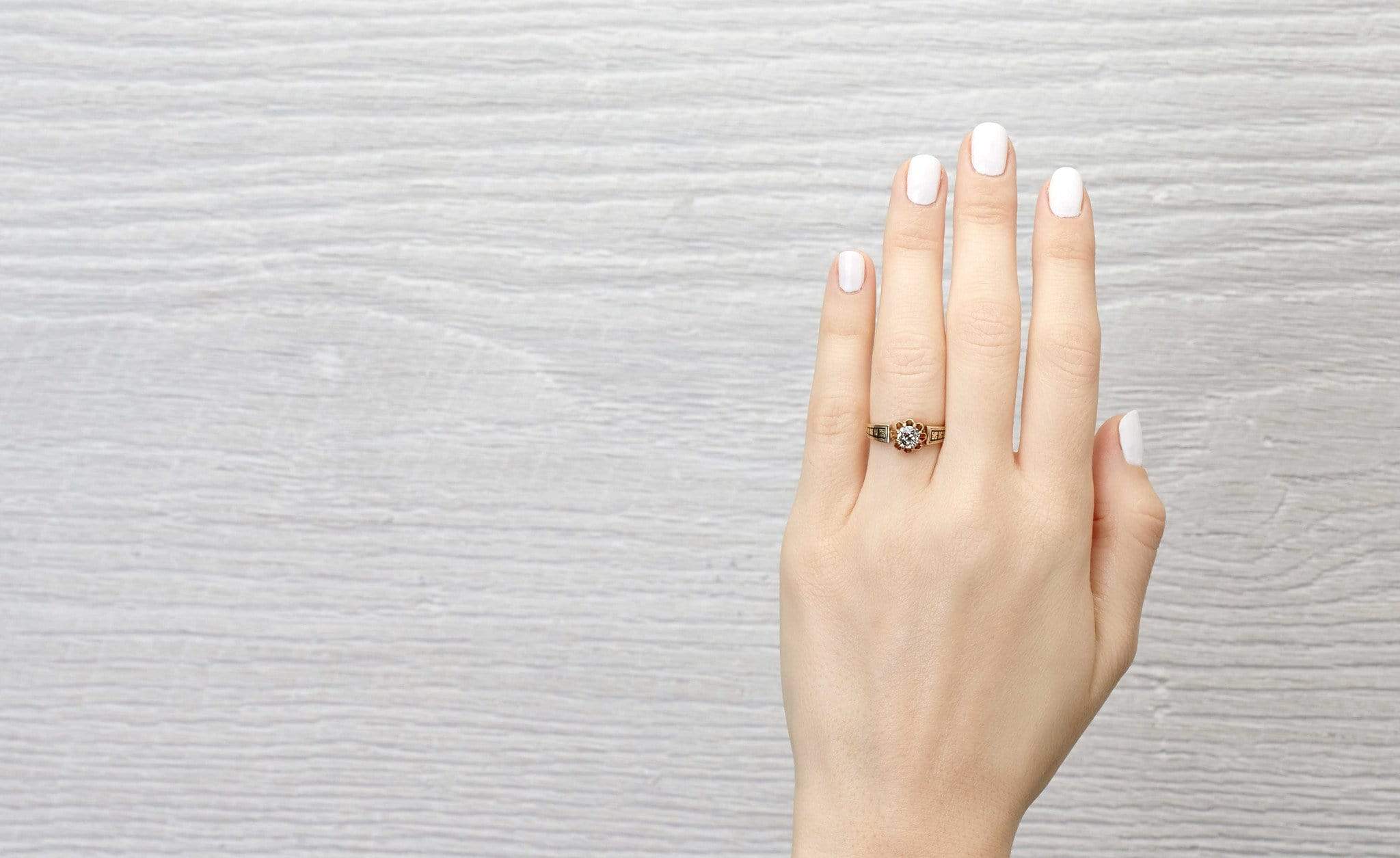 .70 Carat Victorian Gold Engagement Ring - Image 5