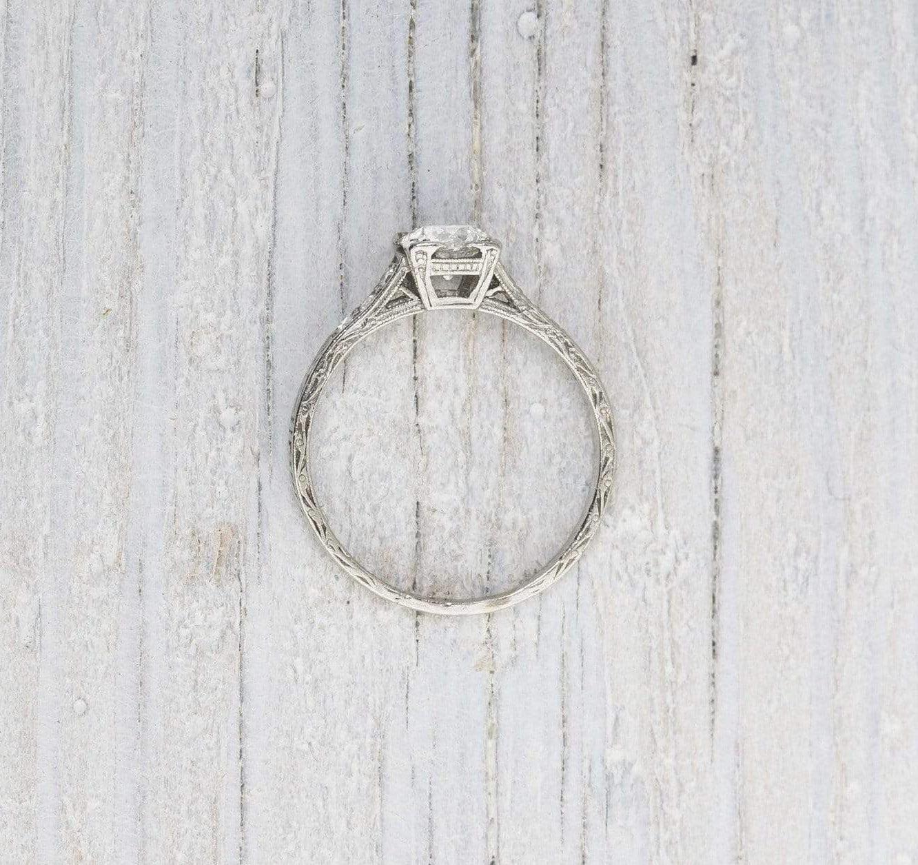 .70 Carat Vintage Art Deco Diamond Engagement Ring - Image 3