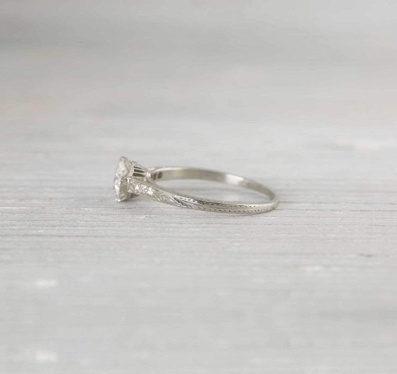 .70 Carat Vintage Art Deco Engagement Ring - Image 3
