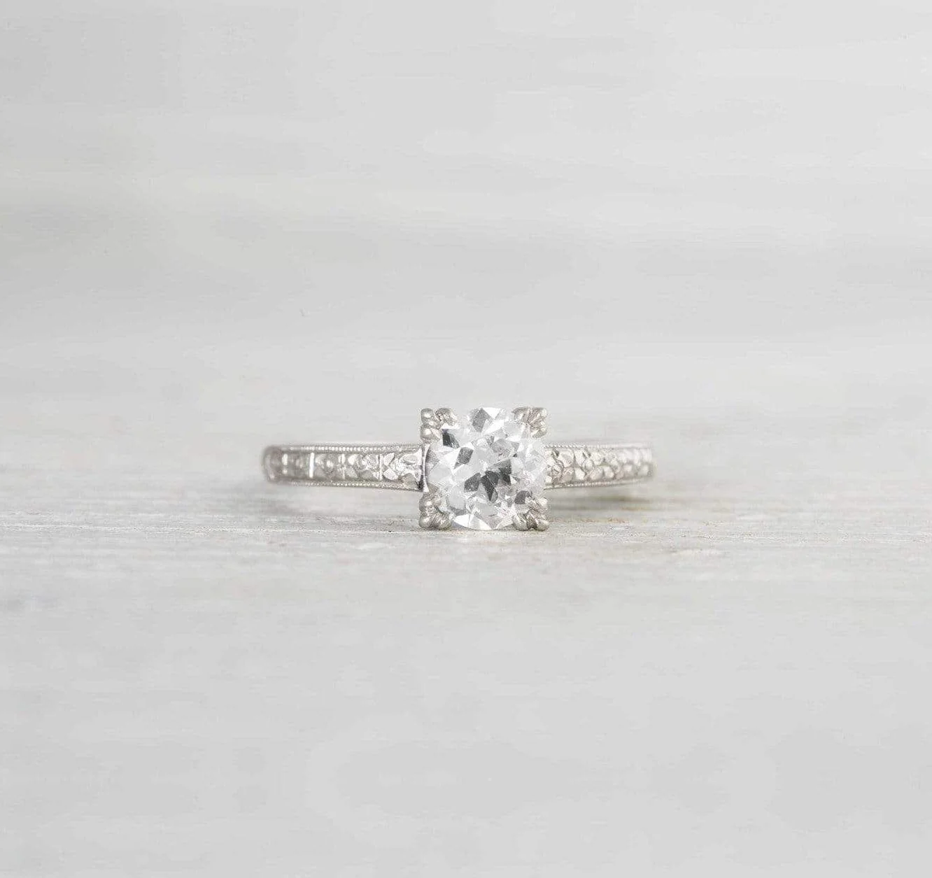 .70 Carat Vintage Diamond Engagement Ring - Image 2