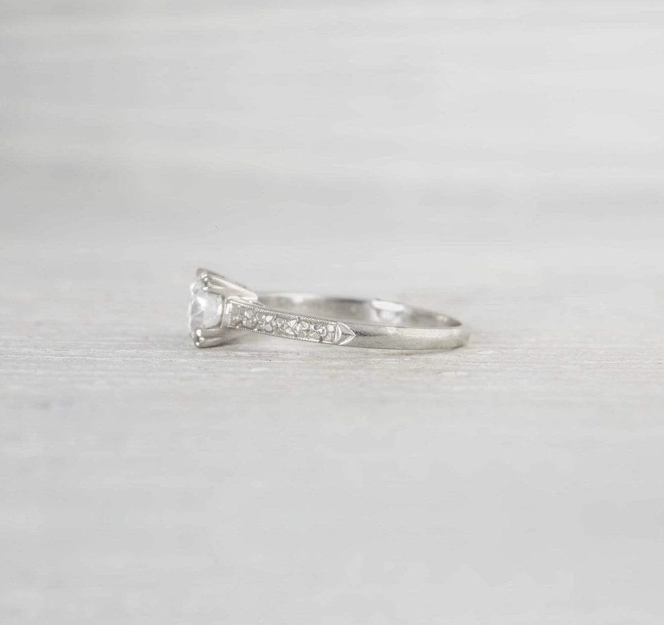 .70 Carat Vintage Diamond Engagement Ring - Image 3