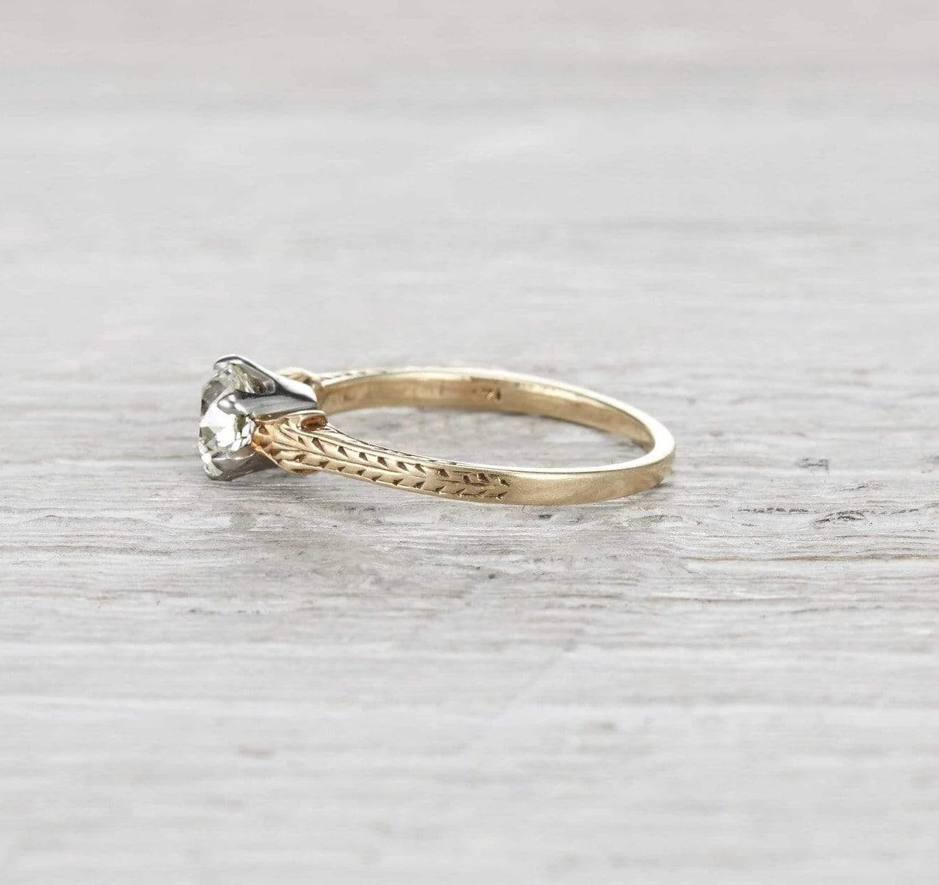 .71 Carat Edwardian Engagement Ring - Image 3