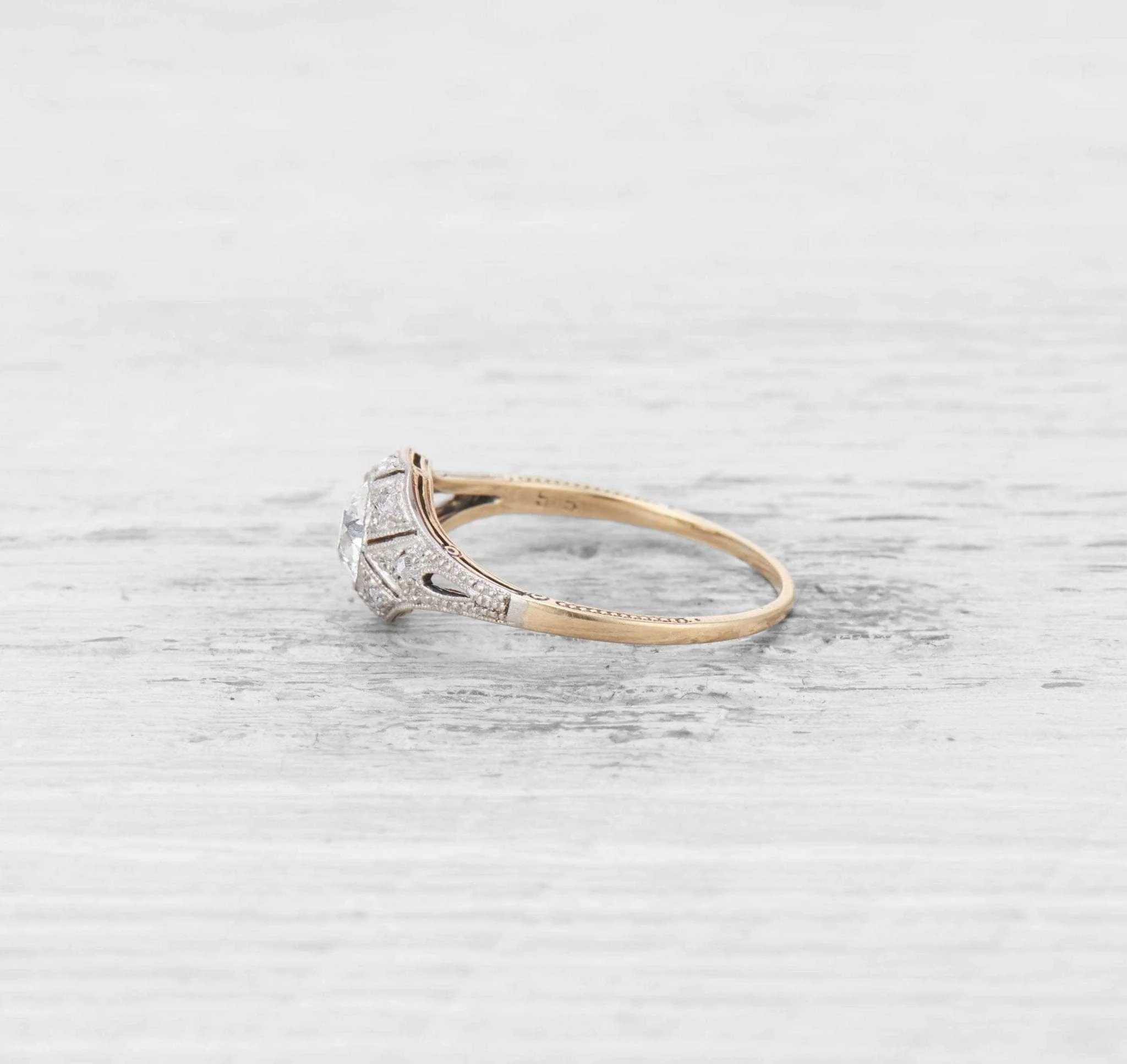 .73 CARAT EDWARDIAN DIAMOND ENGAGEMENT RING - Image 3