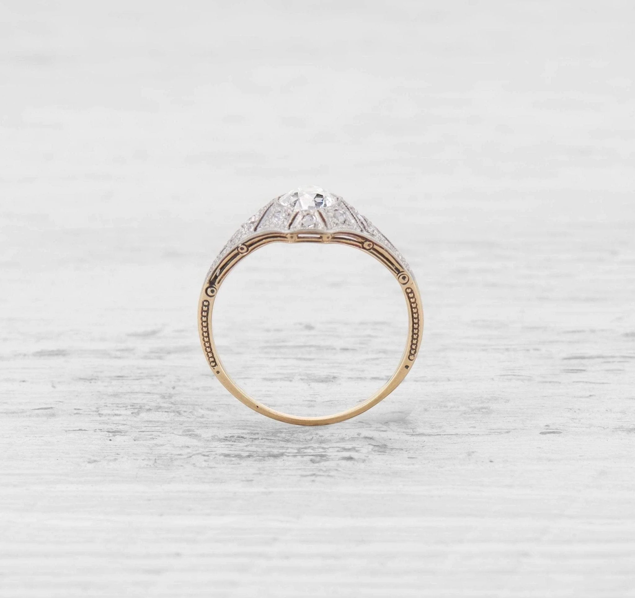 .73 CARAT EDWARDIAN DIAMOND ENGAGEMENT RING - Image 4