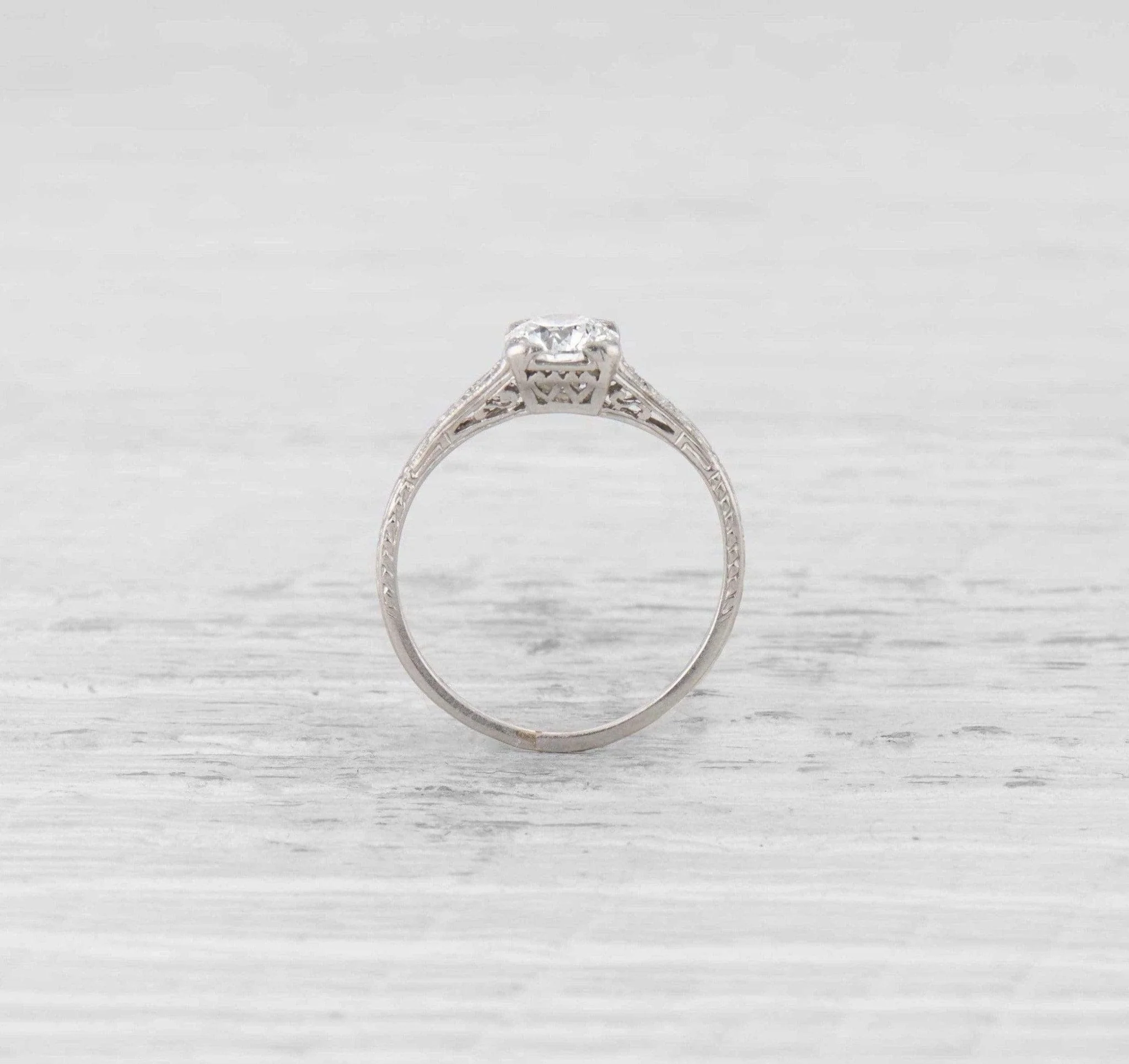 .73 Carat Edwardian Engagement Ring - Image 4
