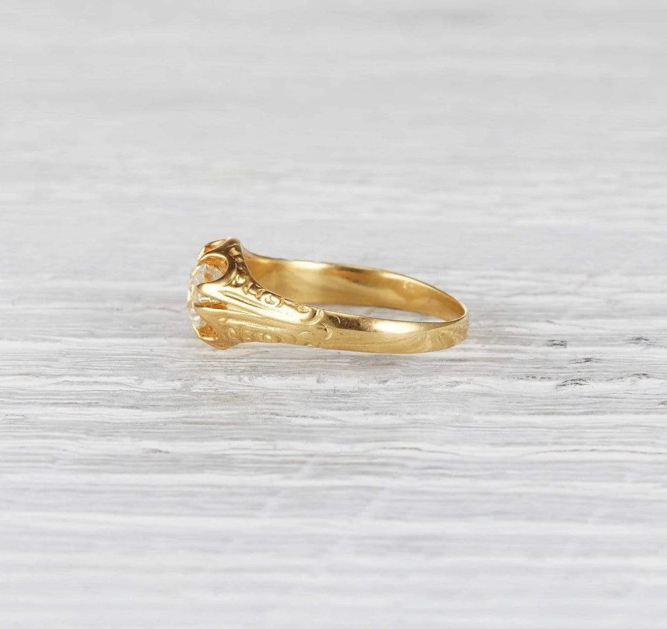 .74 Carat Victorian Diamond Engagement Ring - Image 3