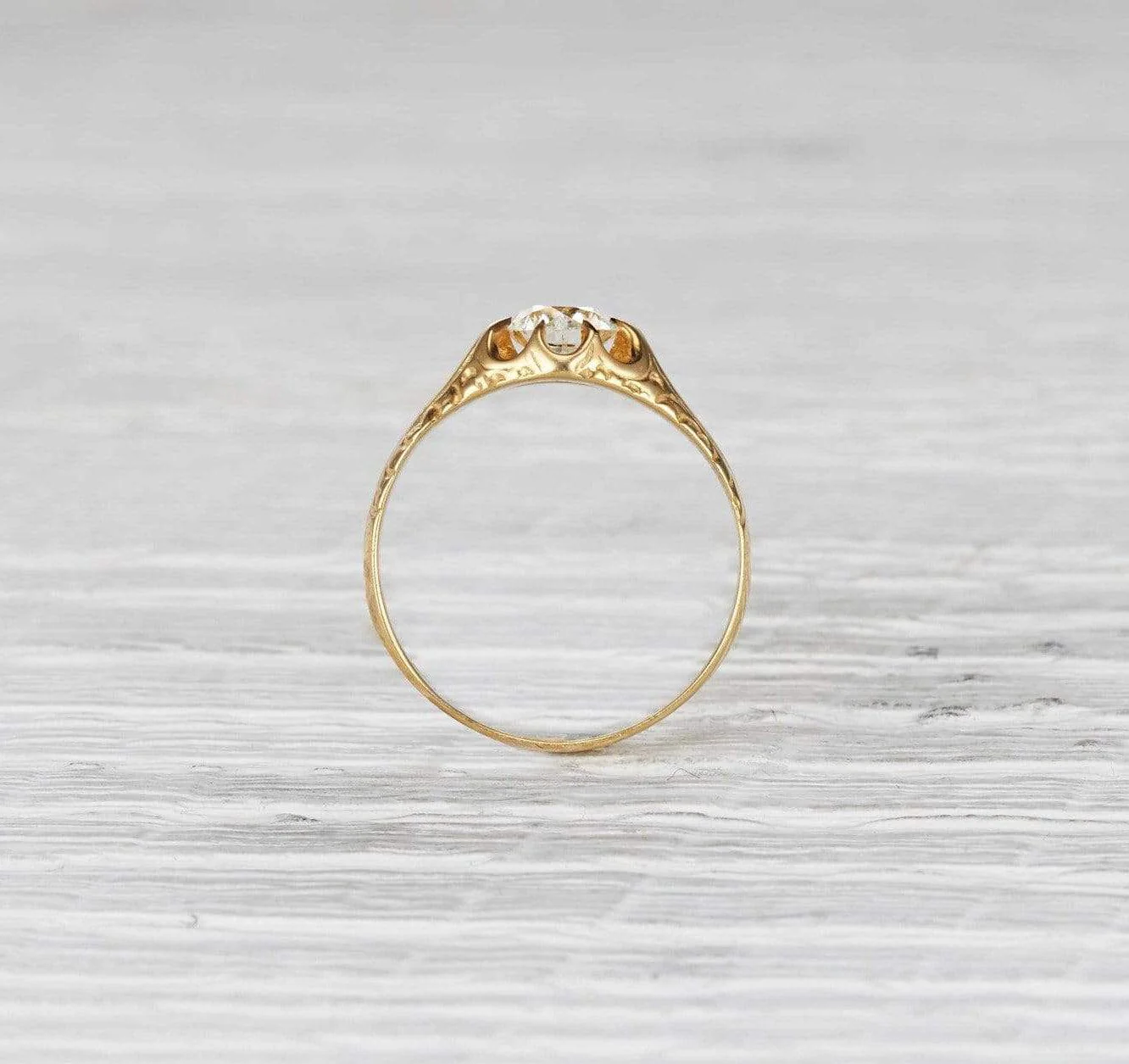 .74 Carat Victorian Diamond Engagement Ring - Image 4