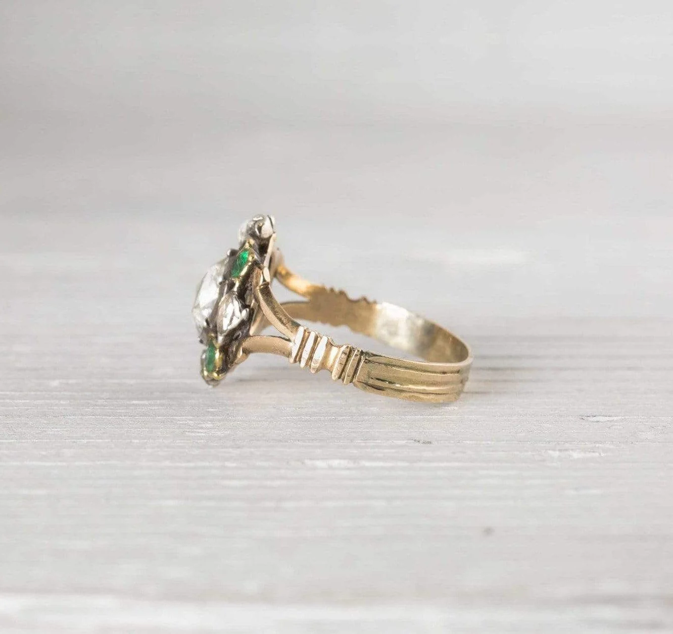 .75 Carat Antique Georgian Rose Cut Diamond Engagement Ring - Image 3