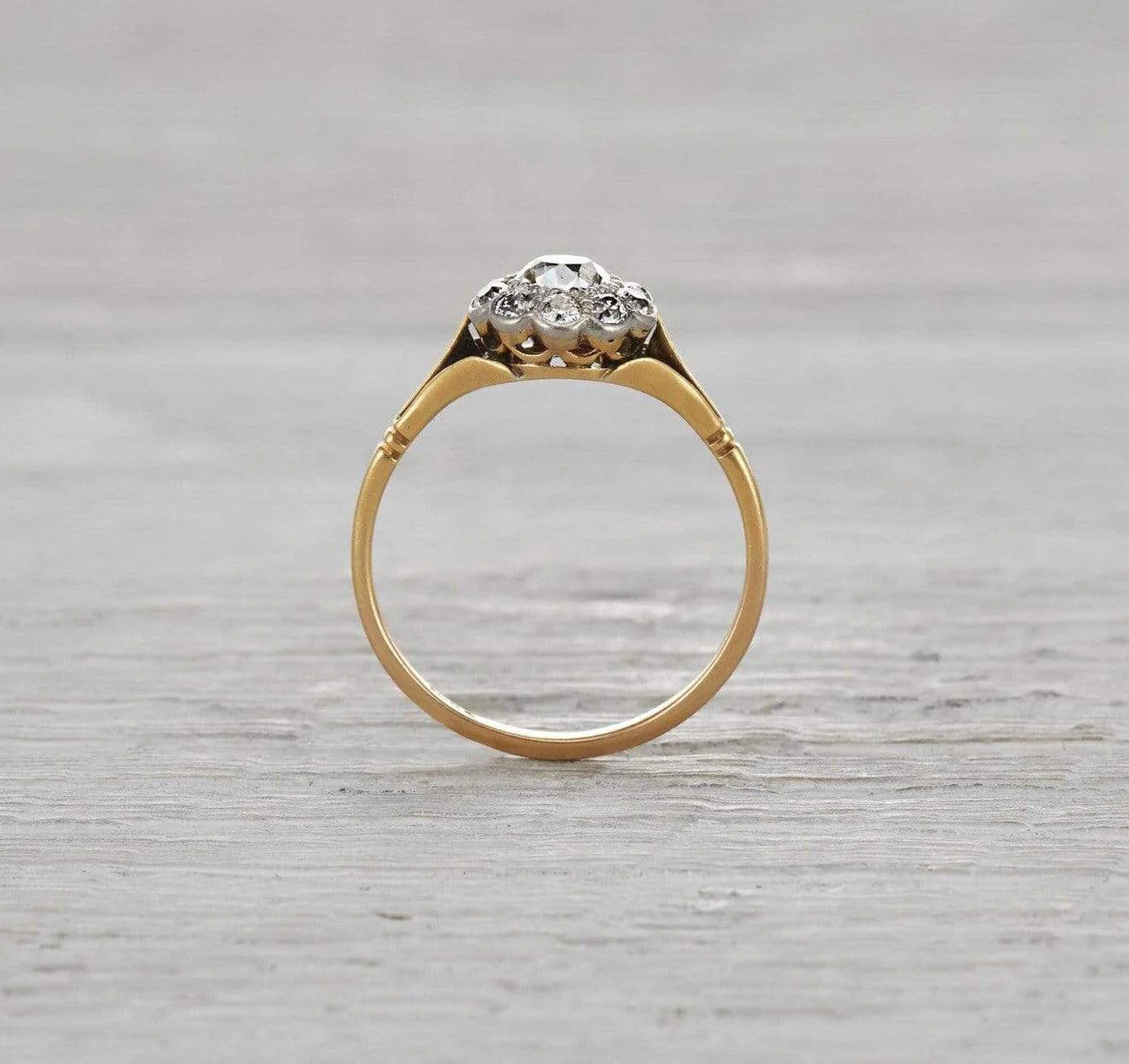 .75 Carat Edwardian Diamond Cluster Ring - Image 4