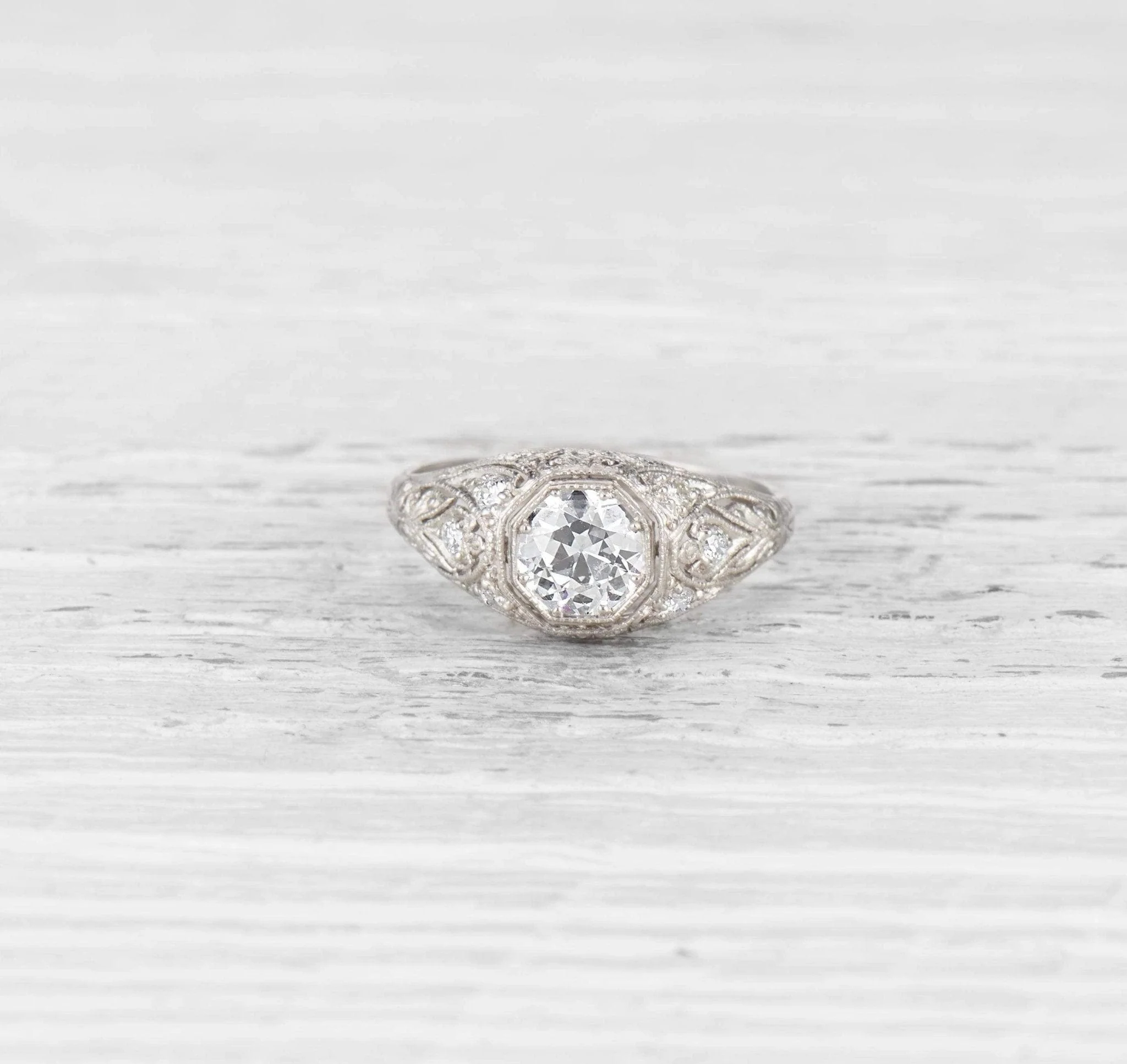 .75 CARAT EDWARDIAN DIAMOND ENGAGEMENT RING - Image 2