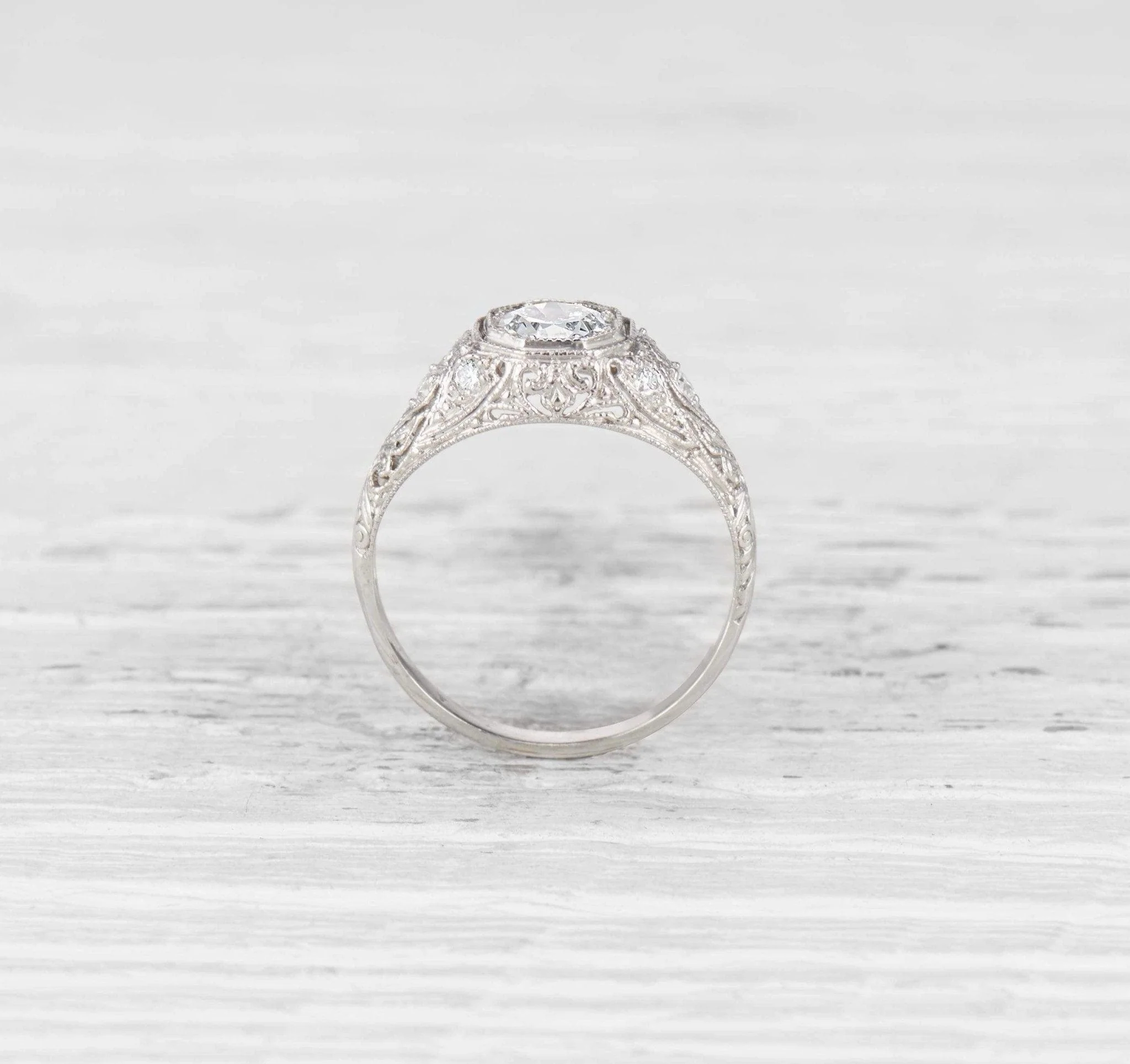 .75 CARAT EDWARDIAN DIAMOND ENGAGEMENT RING - Image 4