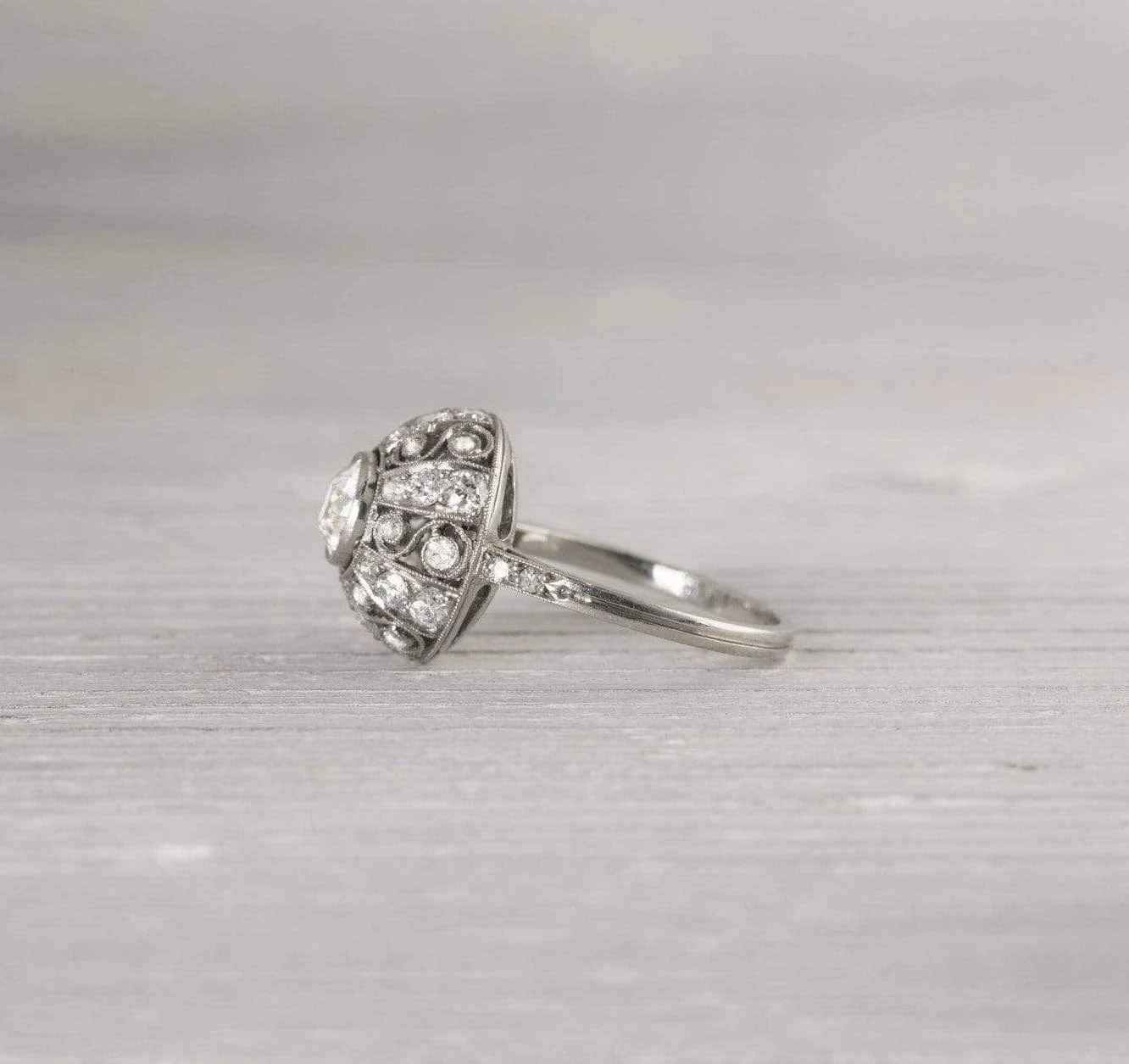 .75 Carat Edwardian Dome Engagement Ring - Image 3