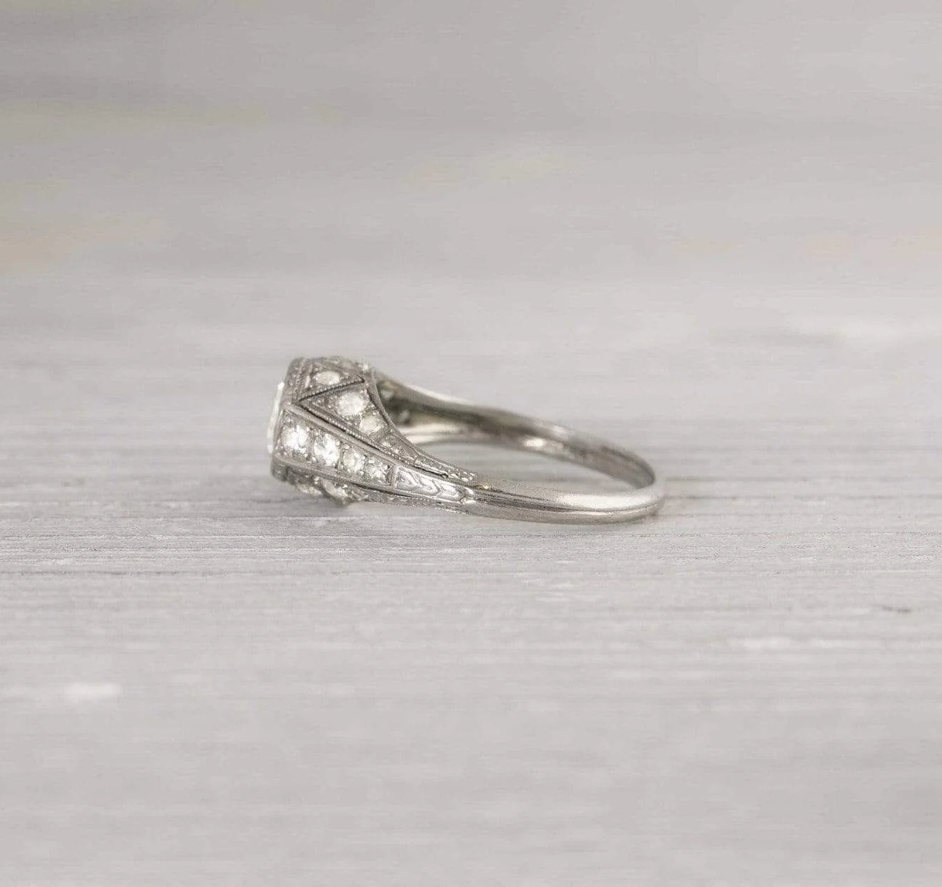 .75 Carat Vintage Diamond Engagement Ring - Image 3