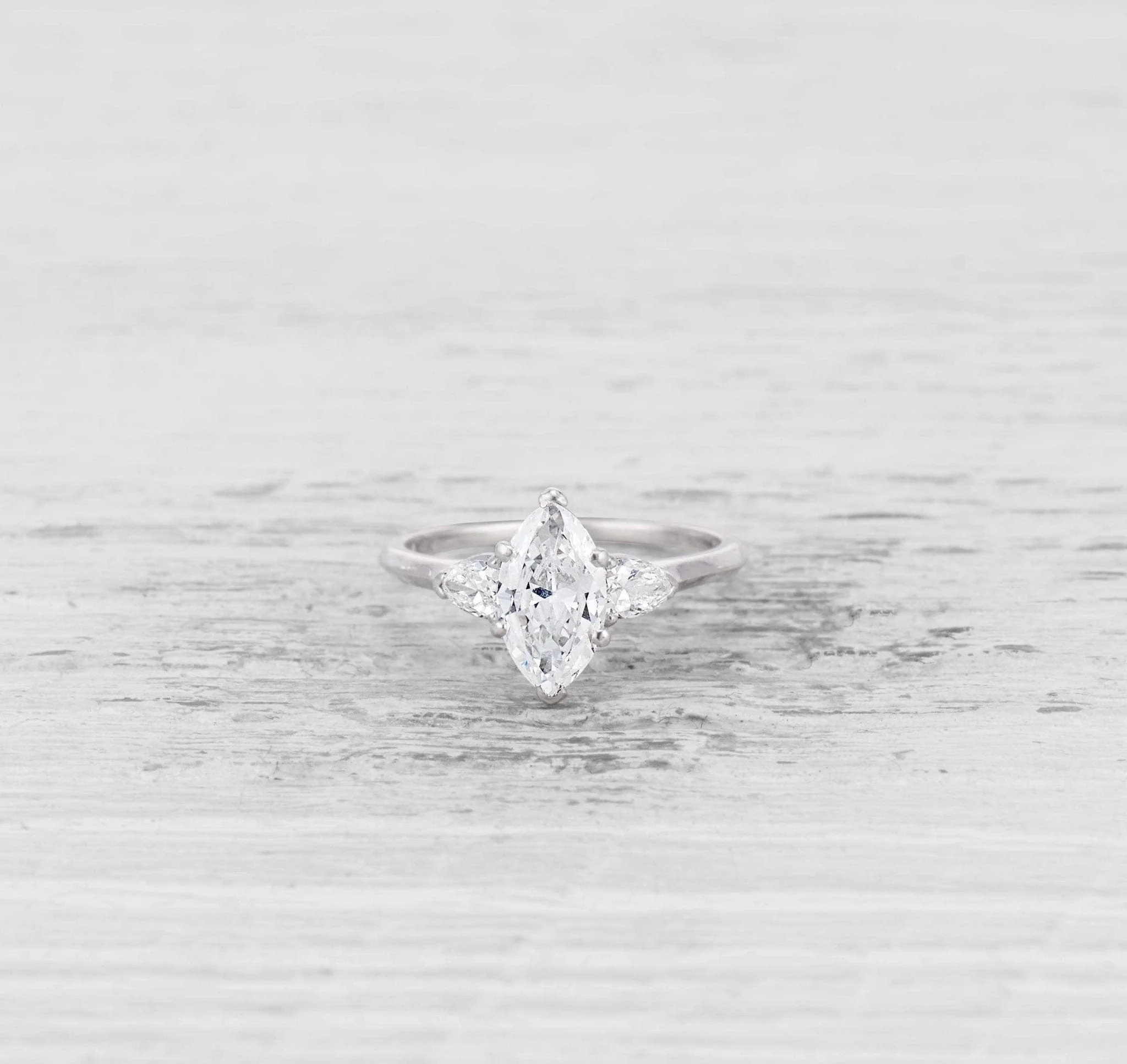 .79 CARAT MARQUISE CUT DIAMOND VINTAGE ENGAGEMENT RING - Image 2