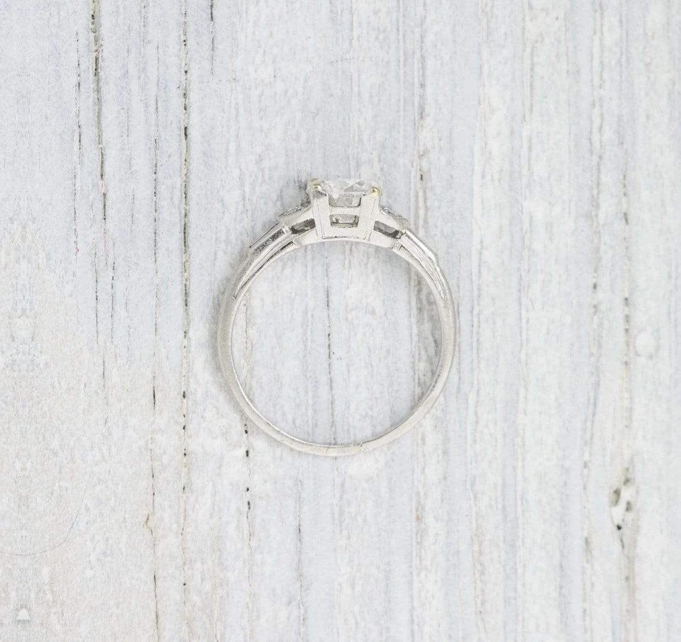 .80 Carat Art Deco Diamond Engagement Ring - Image 4