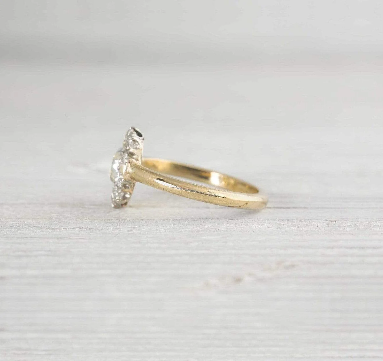 .80 Carat Edwardian Diamond Cluster Engagement Ring - Image 3