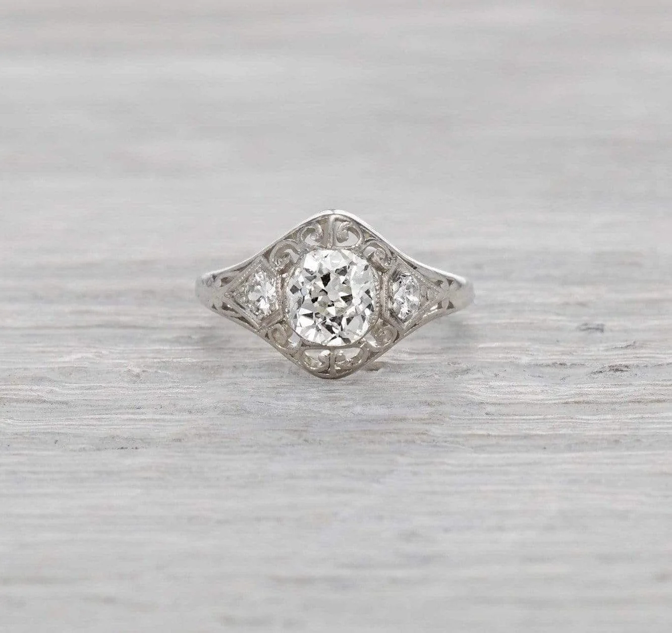 .80 Carat Edwardian Engagement Ring - Image 2