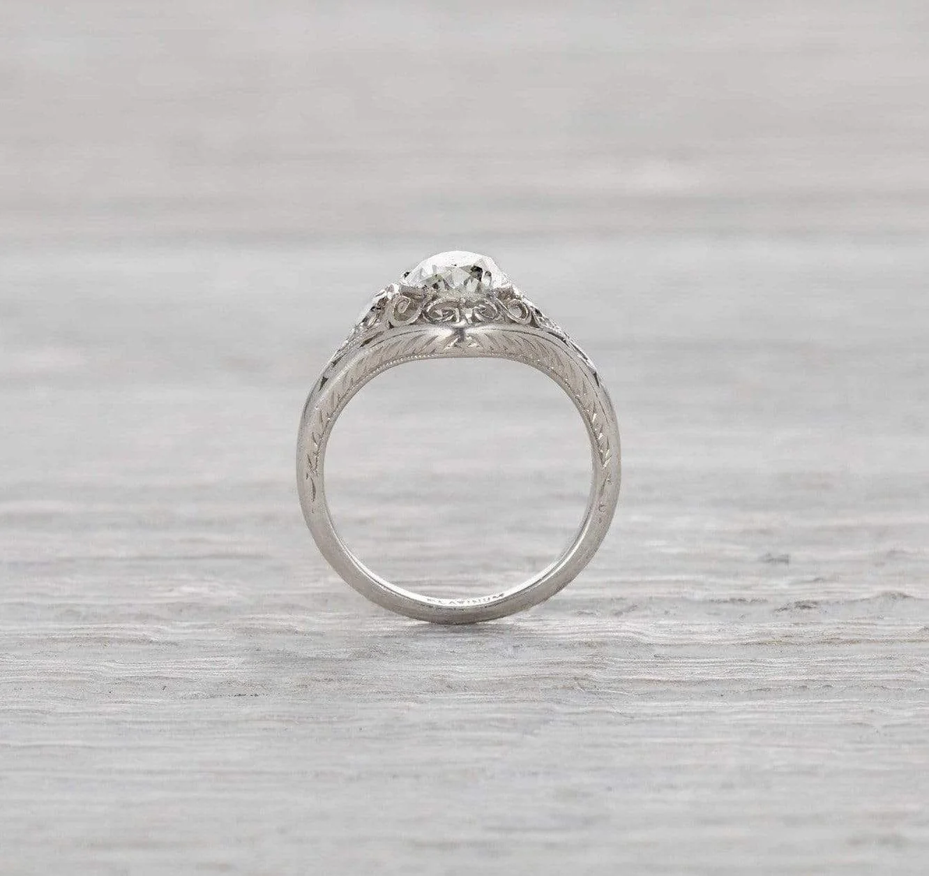 .80 Carat Edwardian Engagement Ring - Image 4