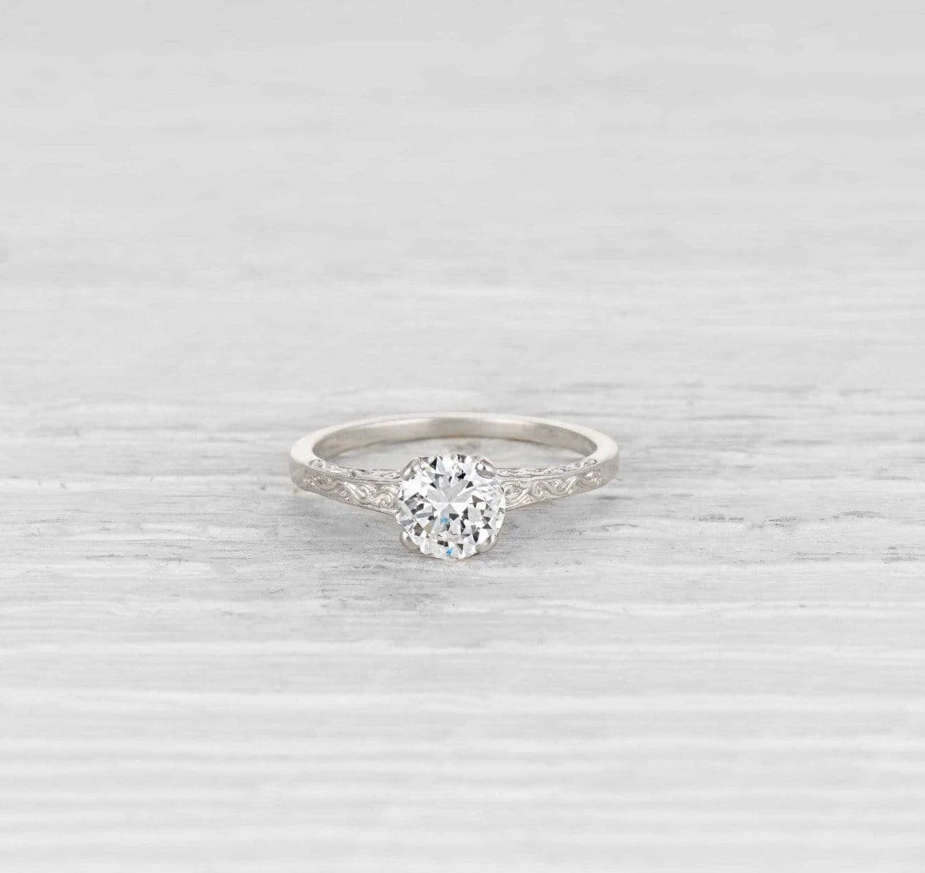 .83 Carat Edwardian Engagement Ring - Image 2